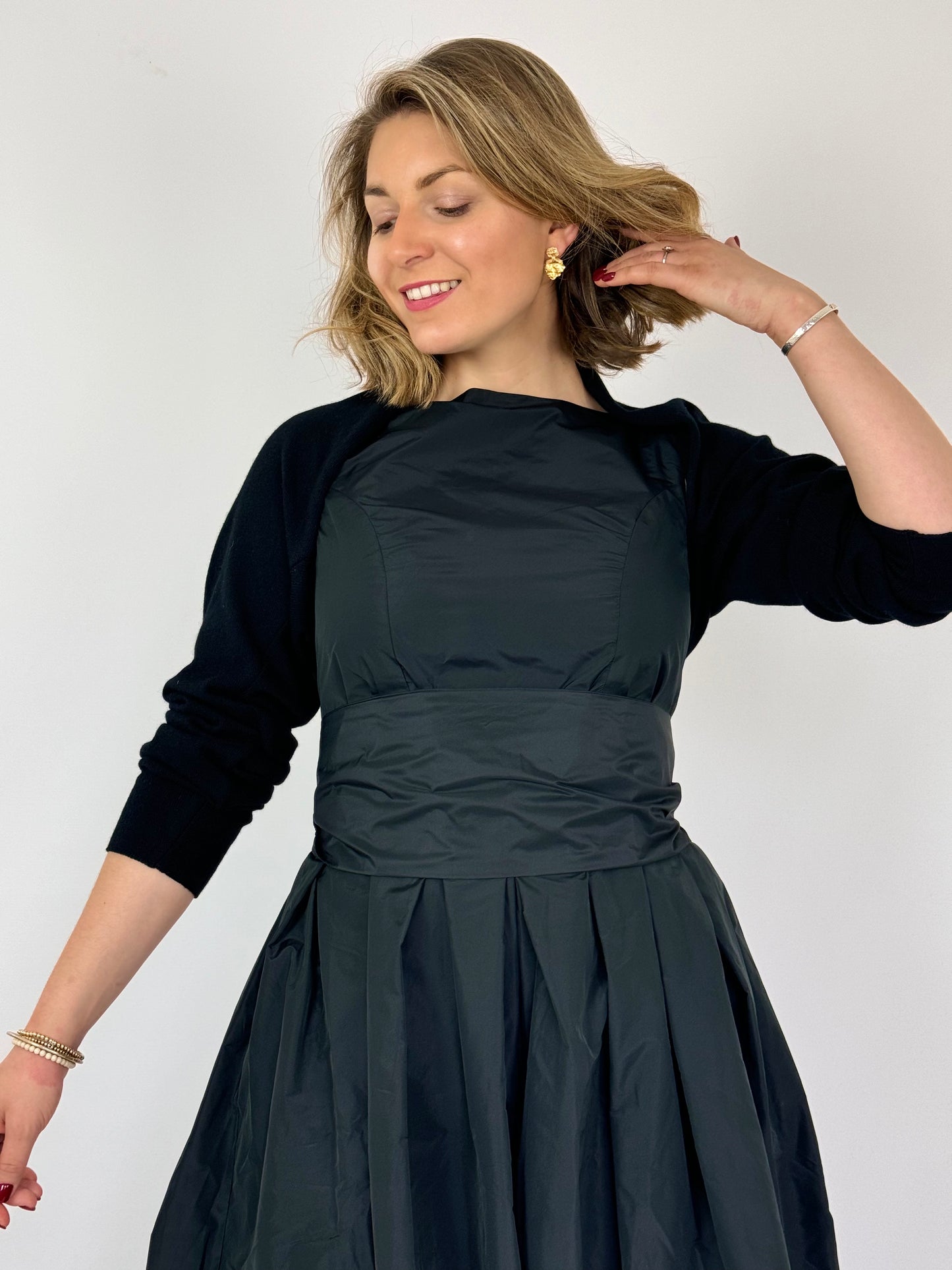 Officinae Open Cardigan Black