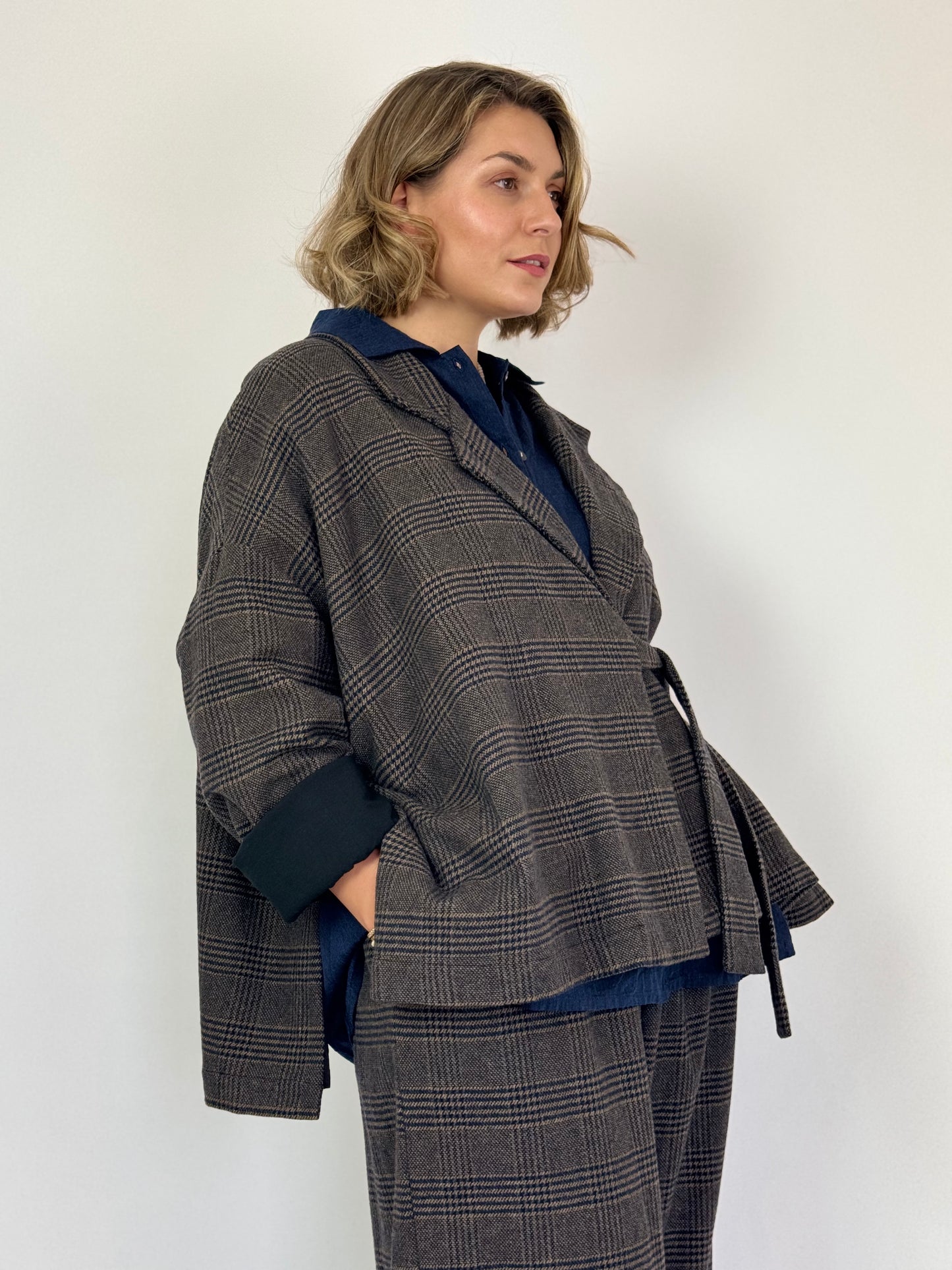 BL NAM XXVIII Jacket Brown Tartan