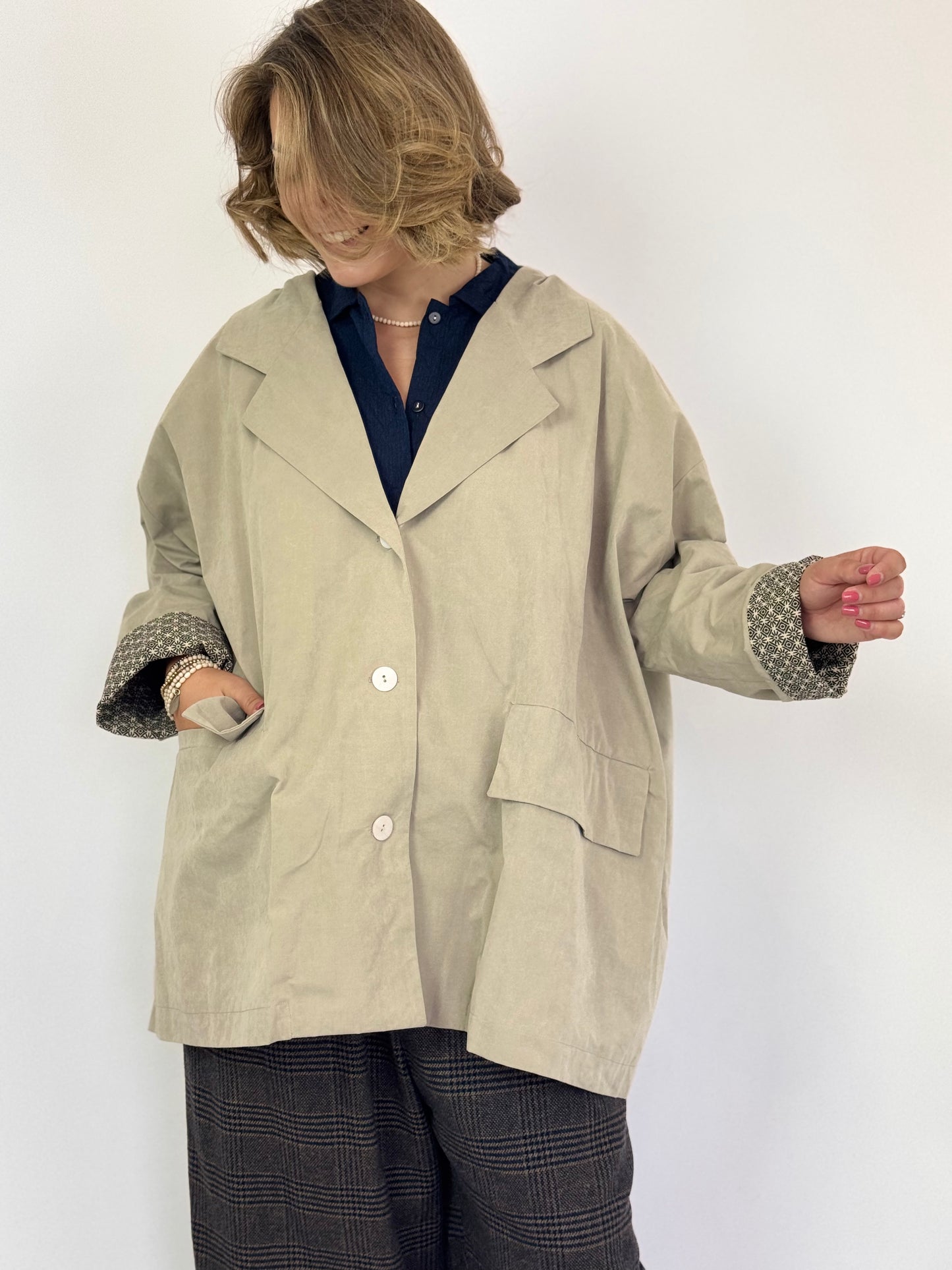Barbara Lang OLMO XXVII Jacket Beige