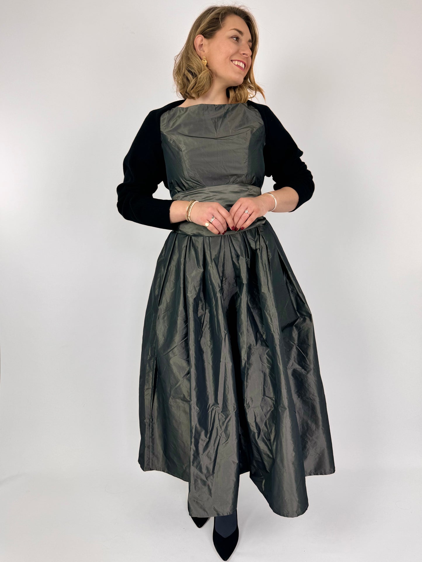 Officinae Open Cardigan Black