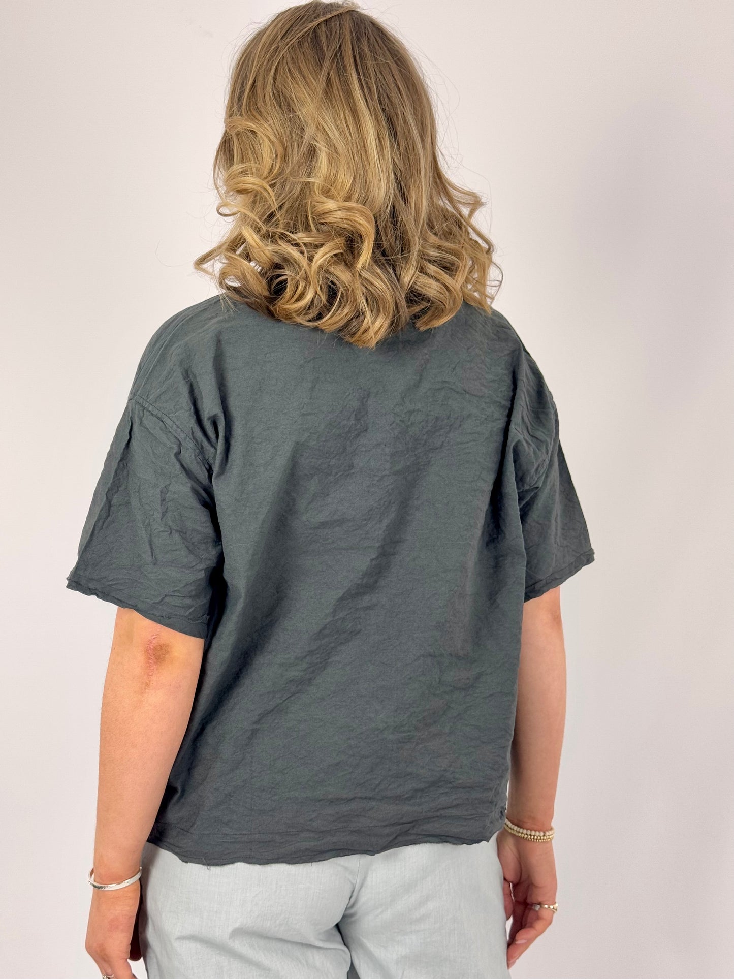 Aequamente 103 Blouse Asfalto