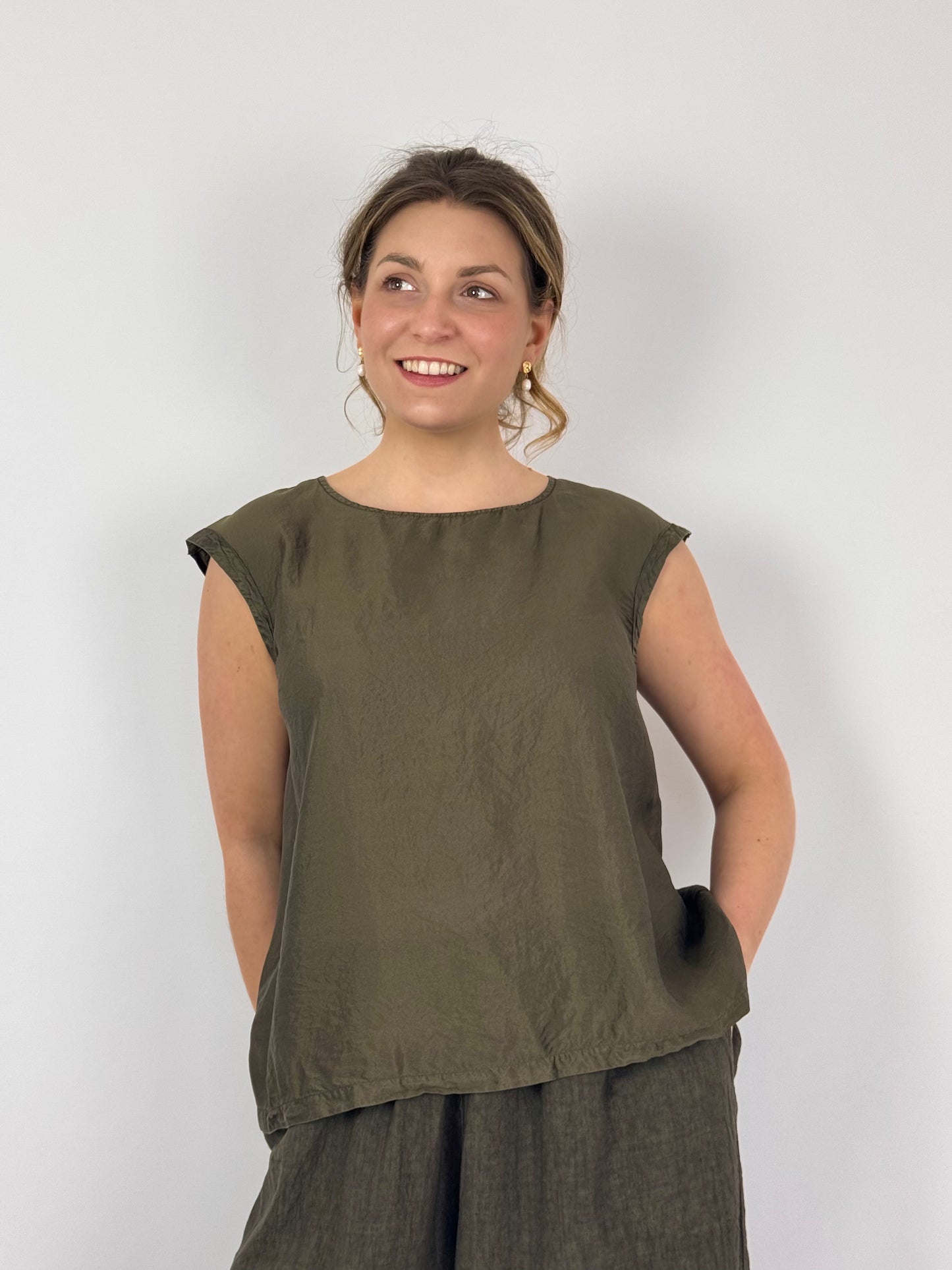 Manuelle Guibal 6809 Shylk Top Grey