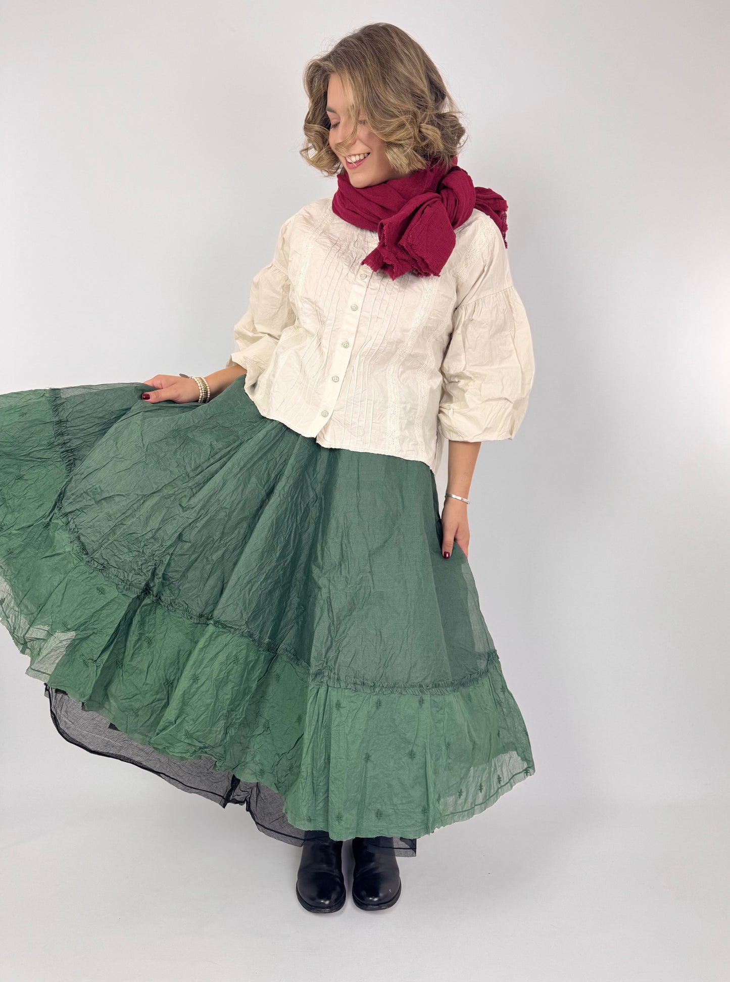 Ewa i Walla Pirjo Skirt Green