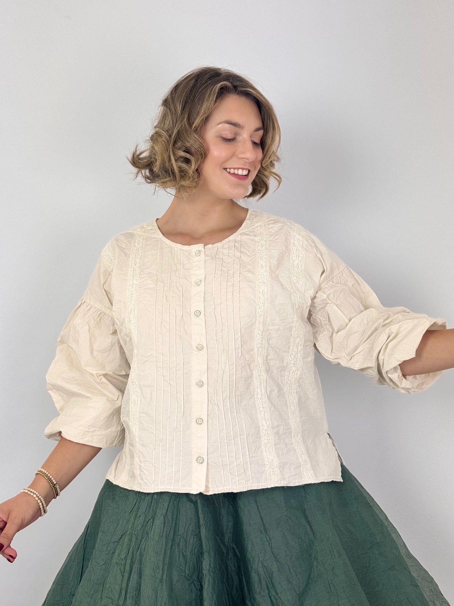 Ewa i Walla Odette Blouse Bone