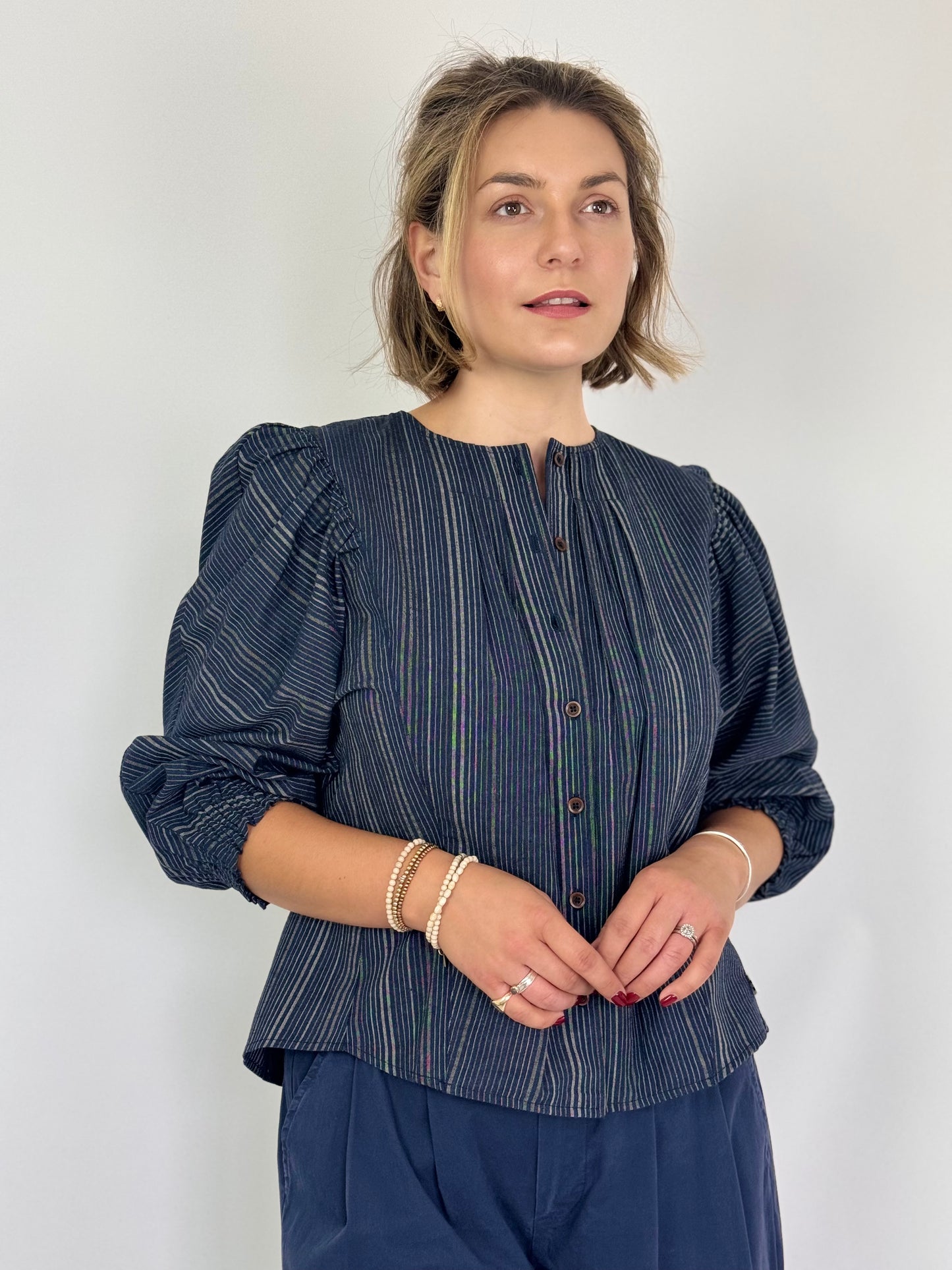 Beatriz Furest Lola Blouse Navy