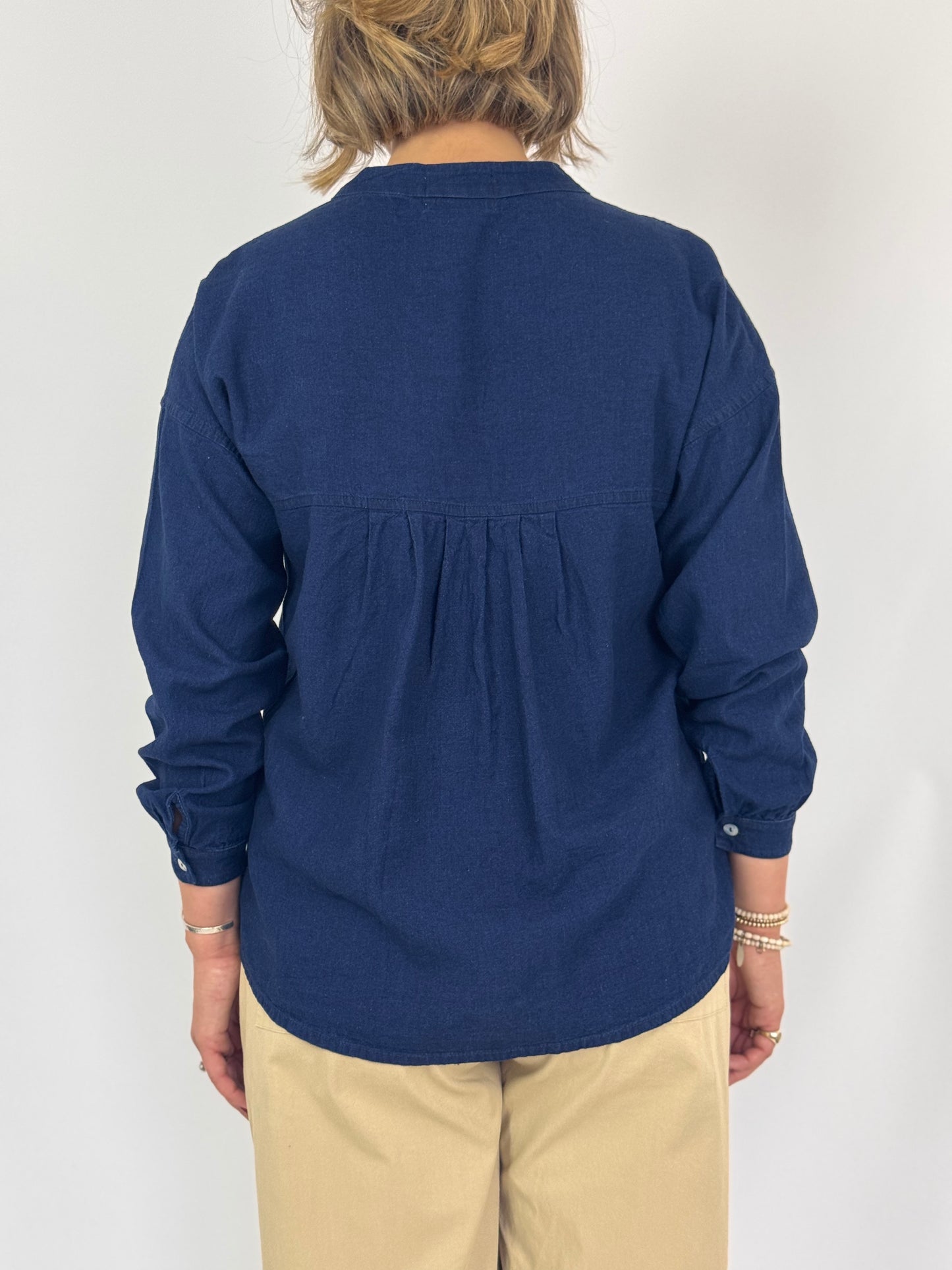 Beatriz Furest Alma Blouse Denim