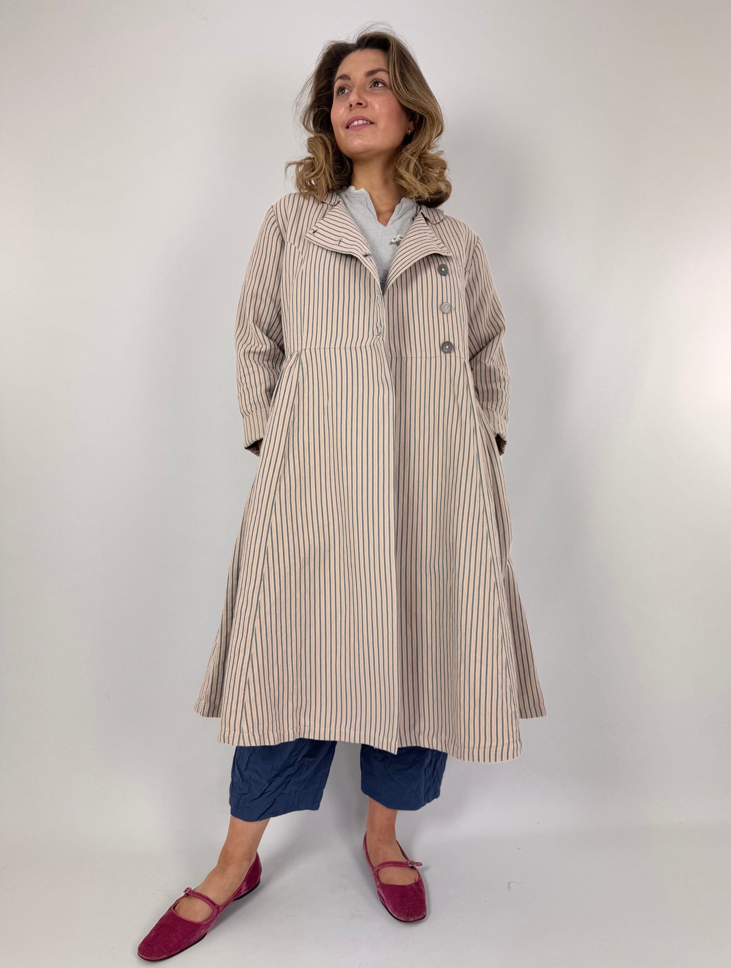 Ewa i Walla Milo Coat Stripe