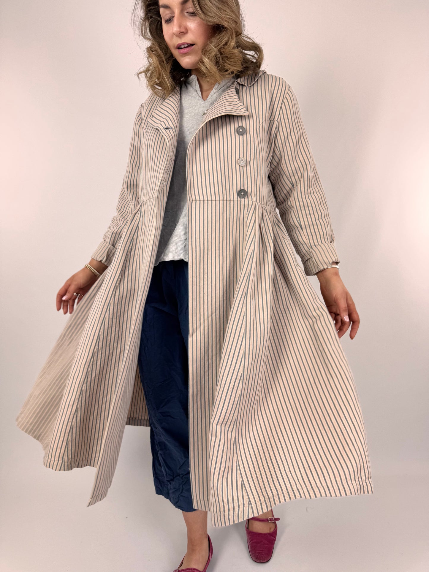 Ewa i Walla Milo Coat Stripe