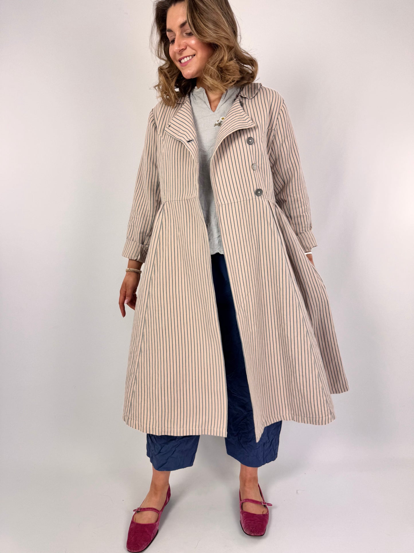 Ewa i Walla Milo Coat Stripe
