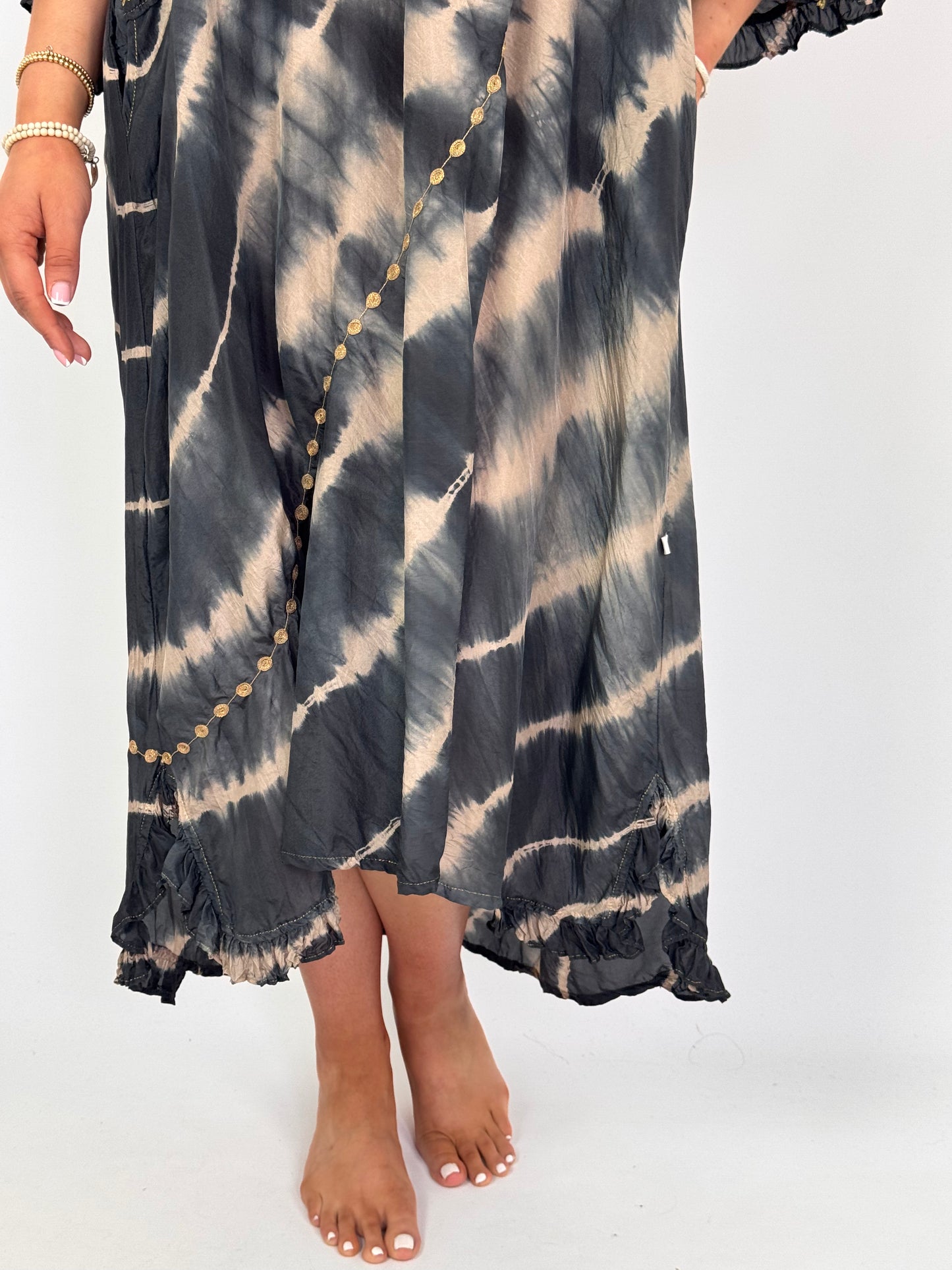Agencies TurQuoise Imani Vivir Dress Charcoal/Latte