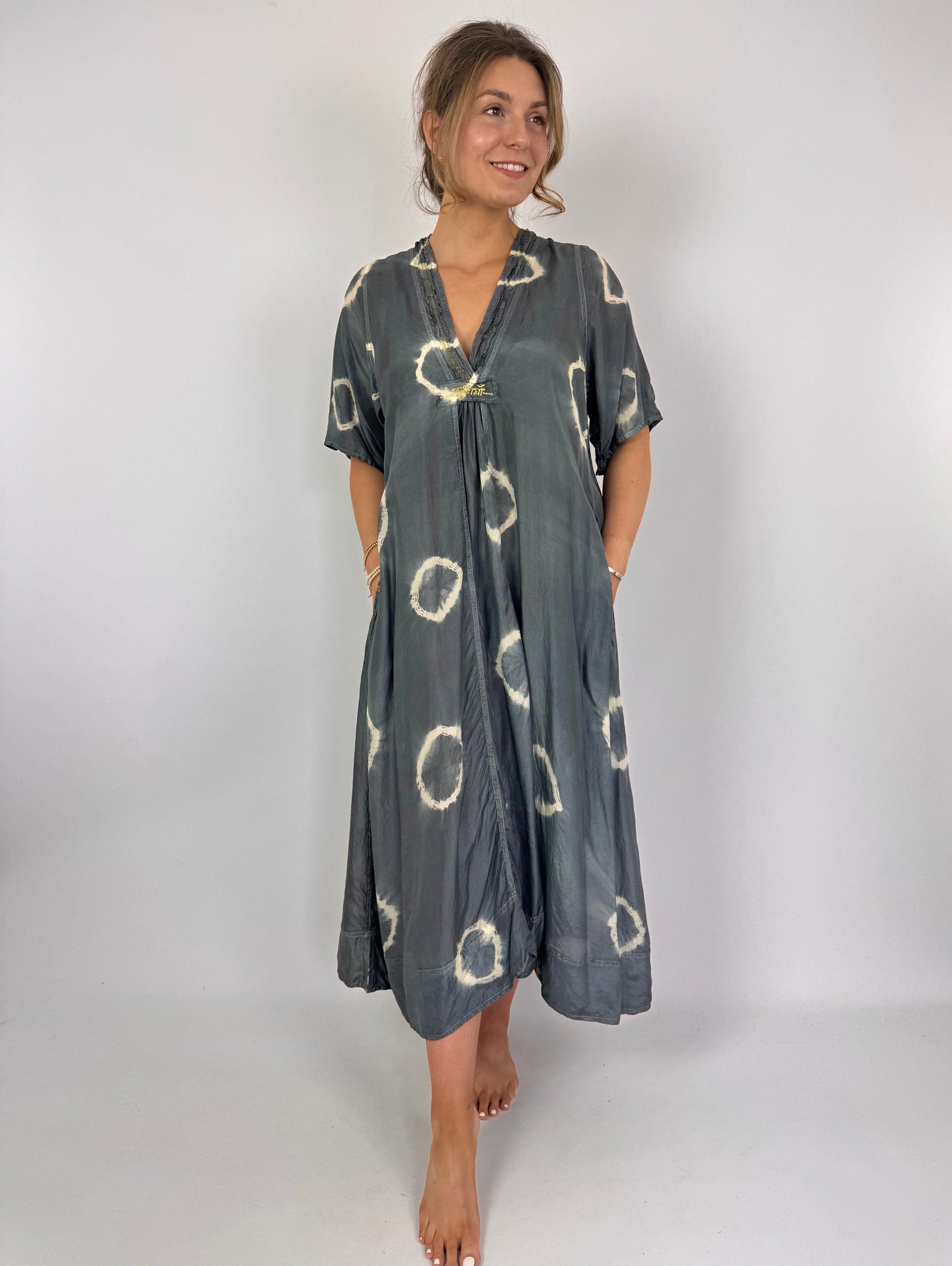 Agencies TurQuoise Rosie Bubble Dress Charcoal