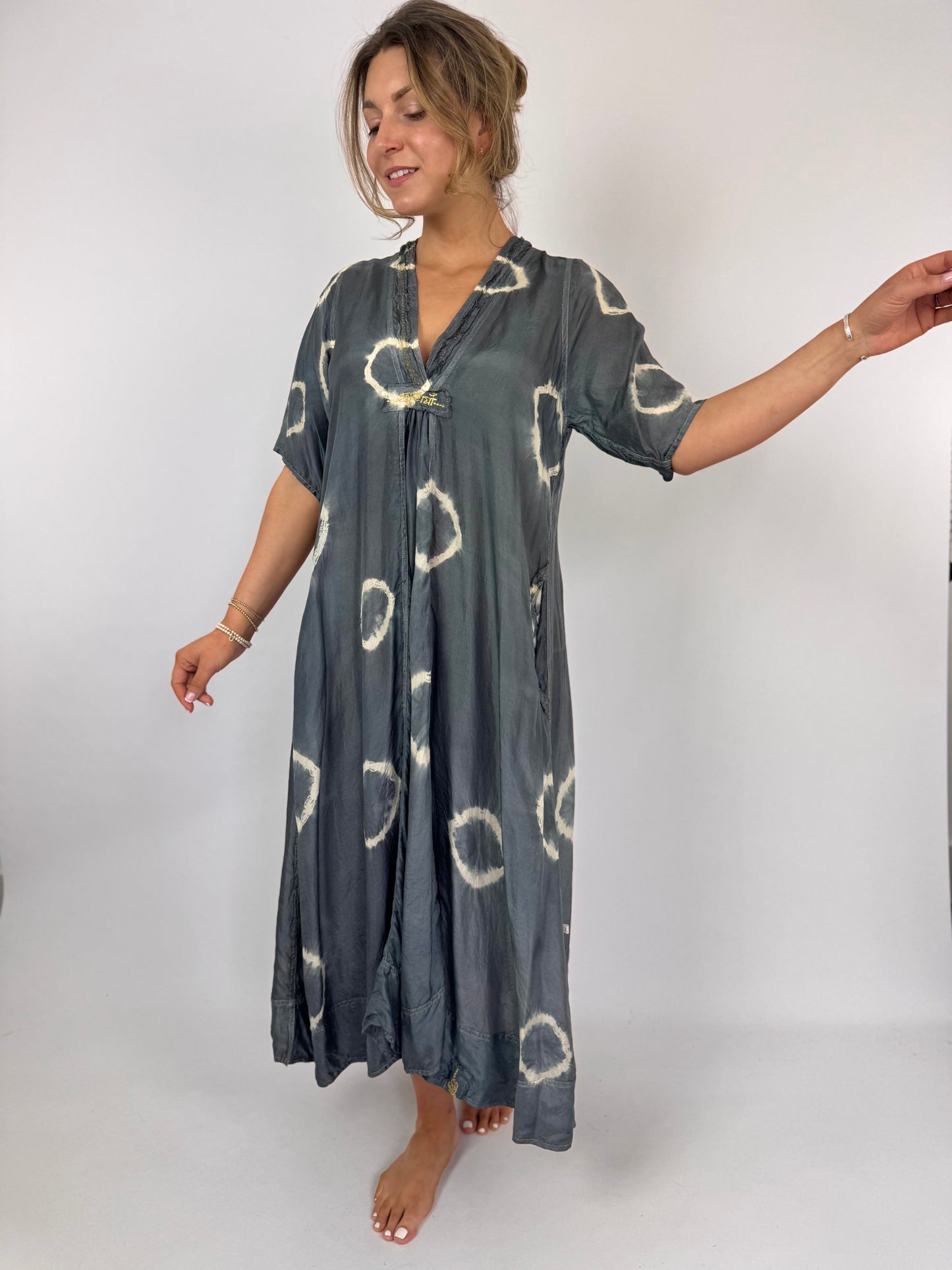 Agencies TurQuoise Rosie Bubble Dress Charcoal