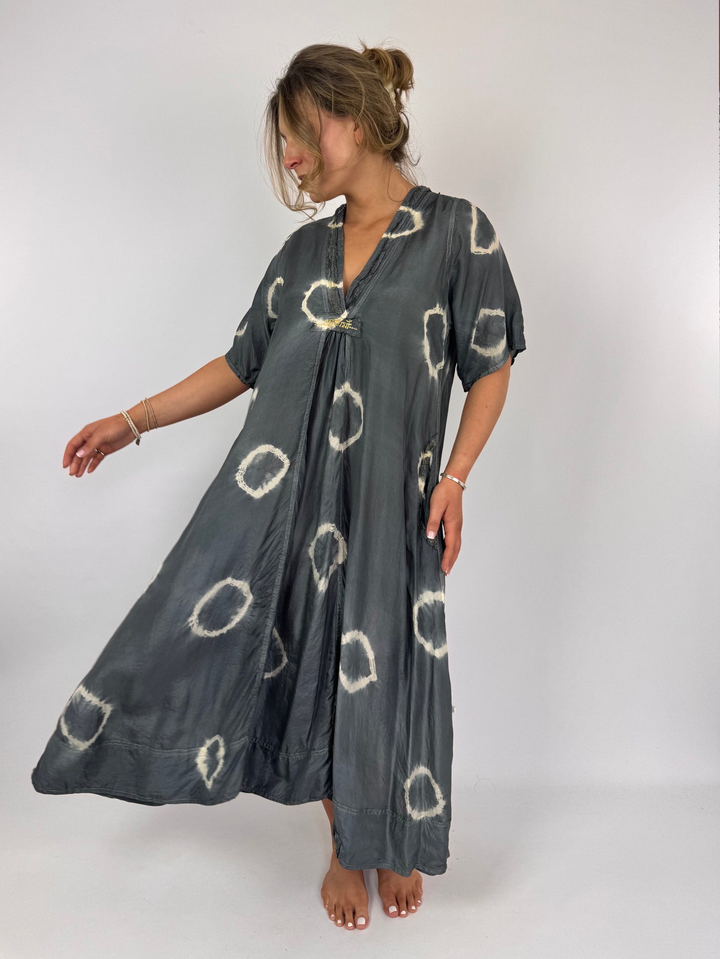 Agencies TurQuoise Rosie Bubble Dress Charcoal