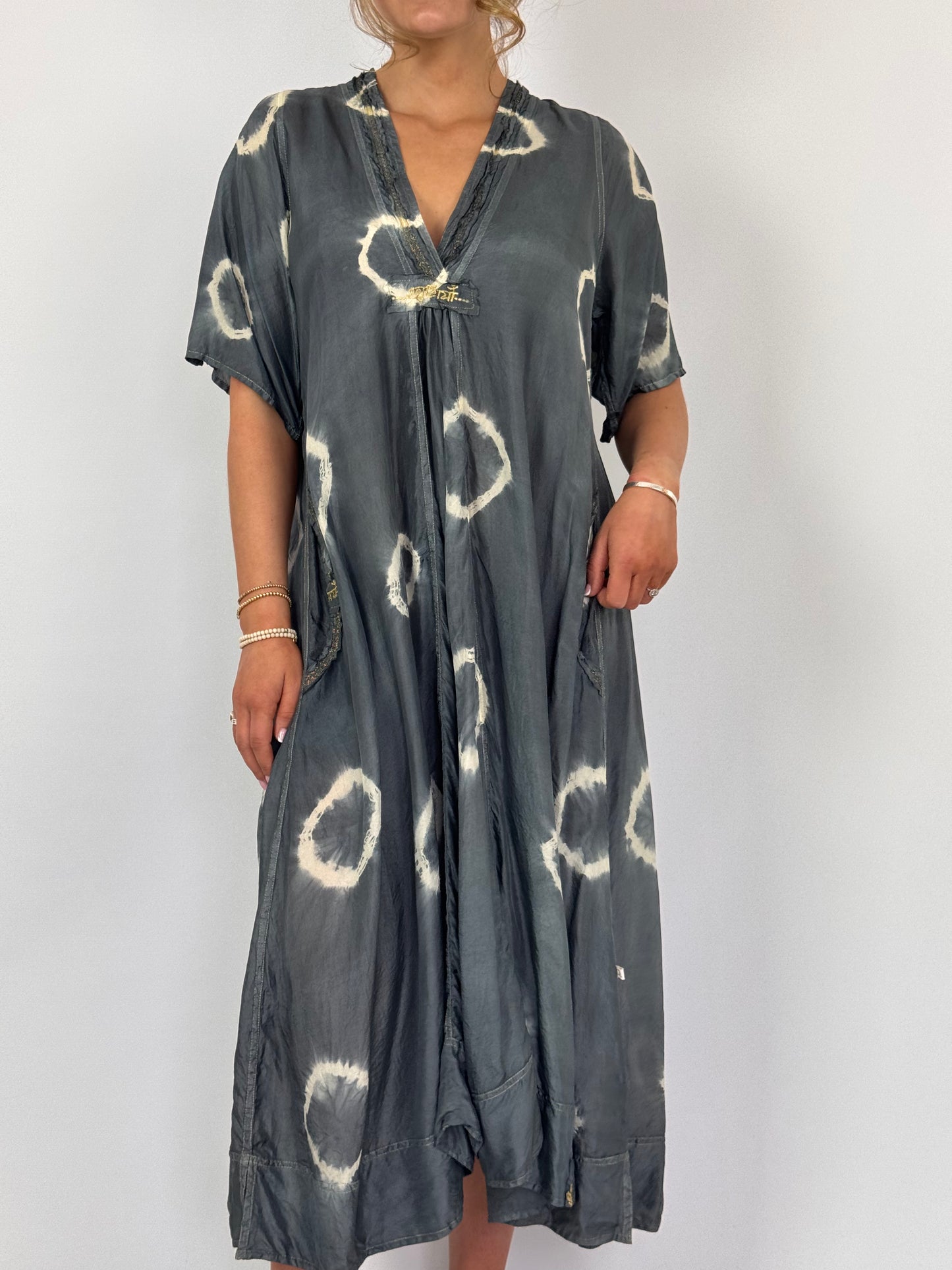 Agencies TurQuoise Rosie Bubble Dress Charcoal
