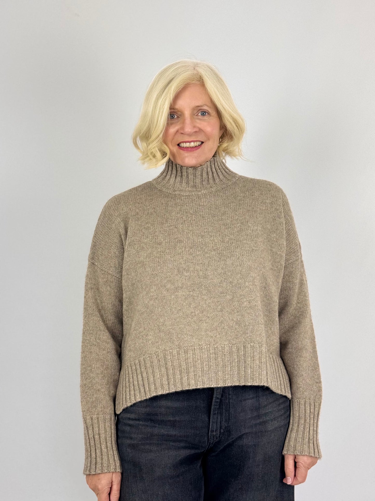 Cordelia James Sawyer Yak Jumper Stone