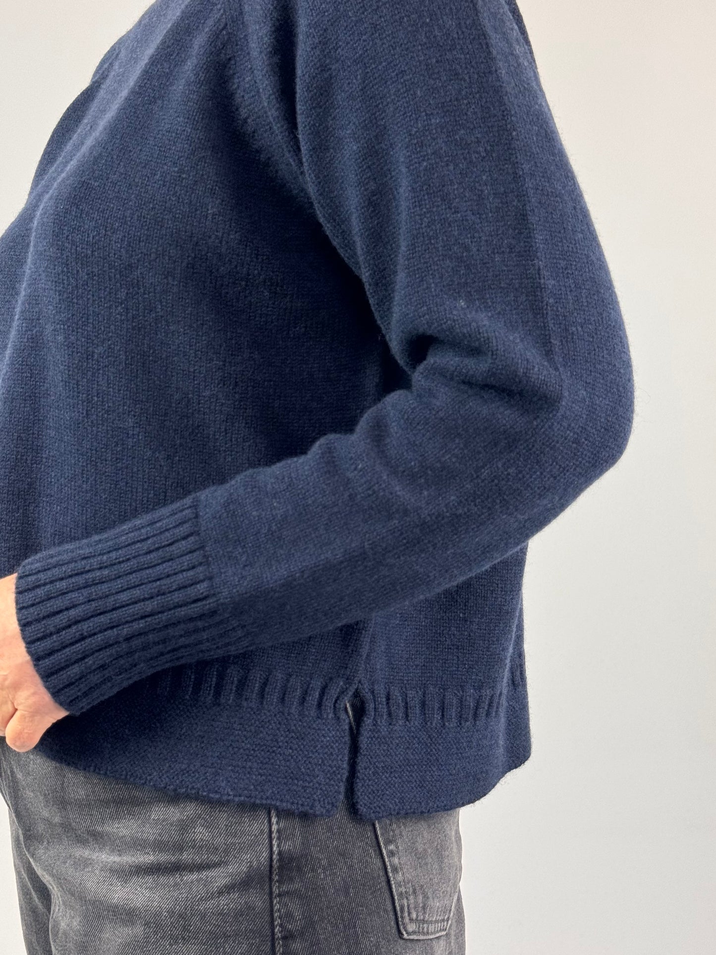 Cordelia James Devon Jumper Navy Marl