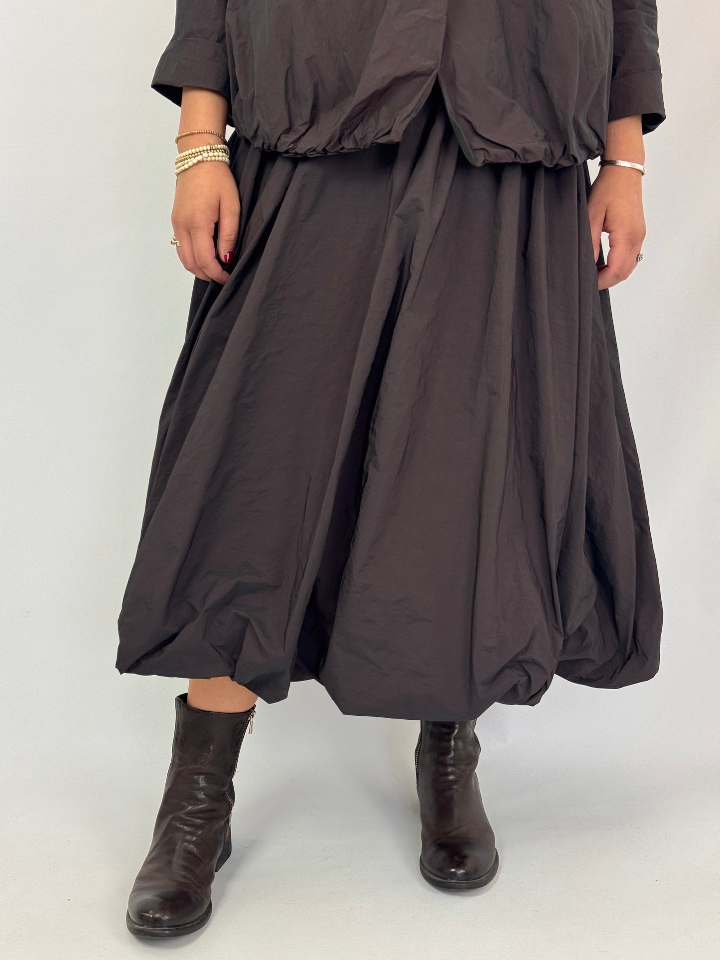 Apuntob 1925 Skirt Aubergine