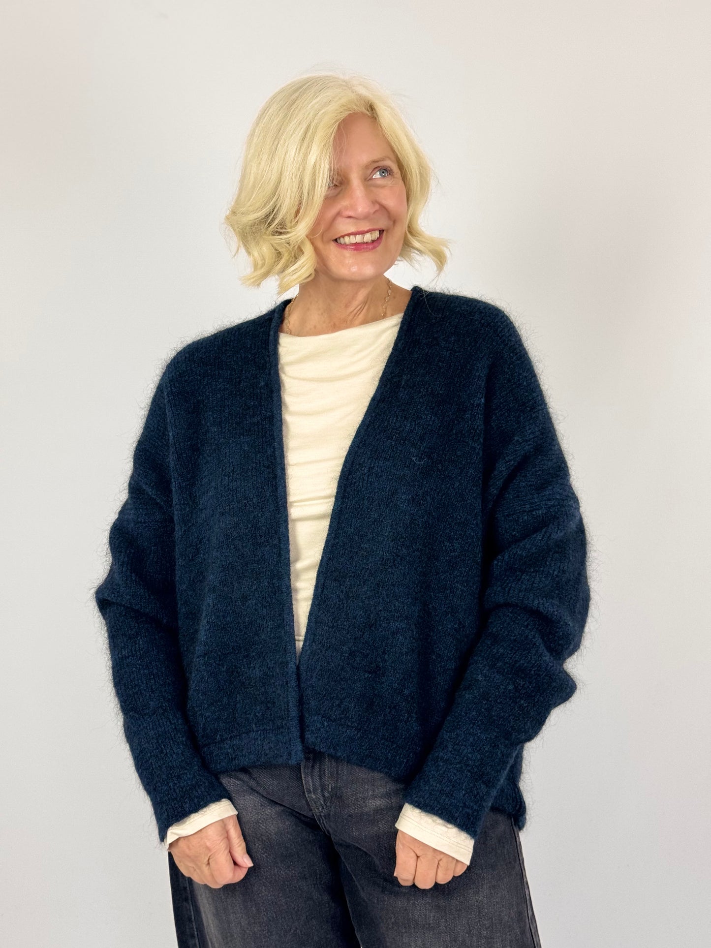 Cordelia James Mercy Cardigan Navy