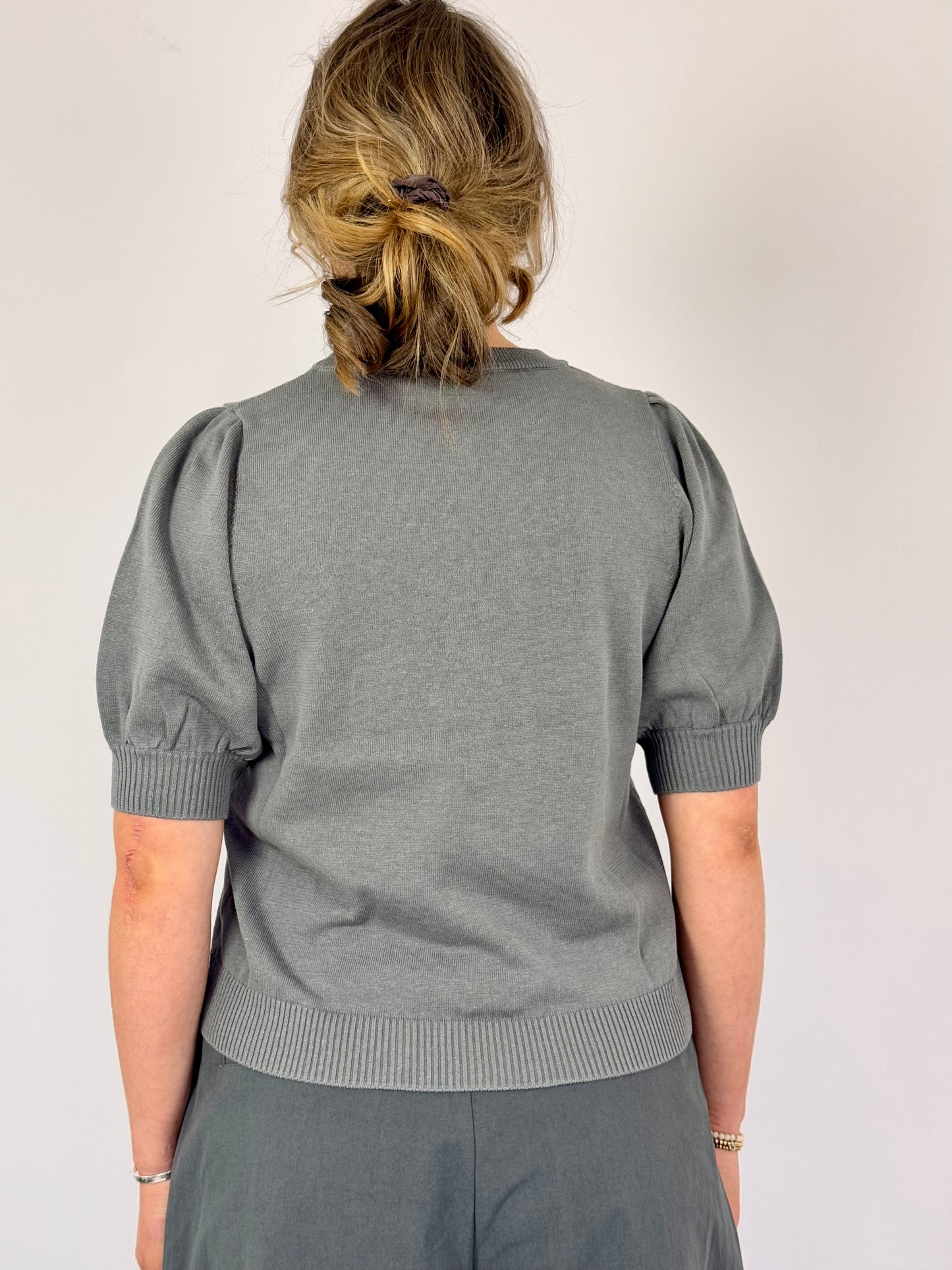 Vic & Bert Wallis Top Grey