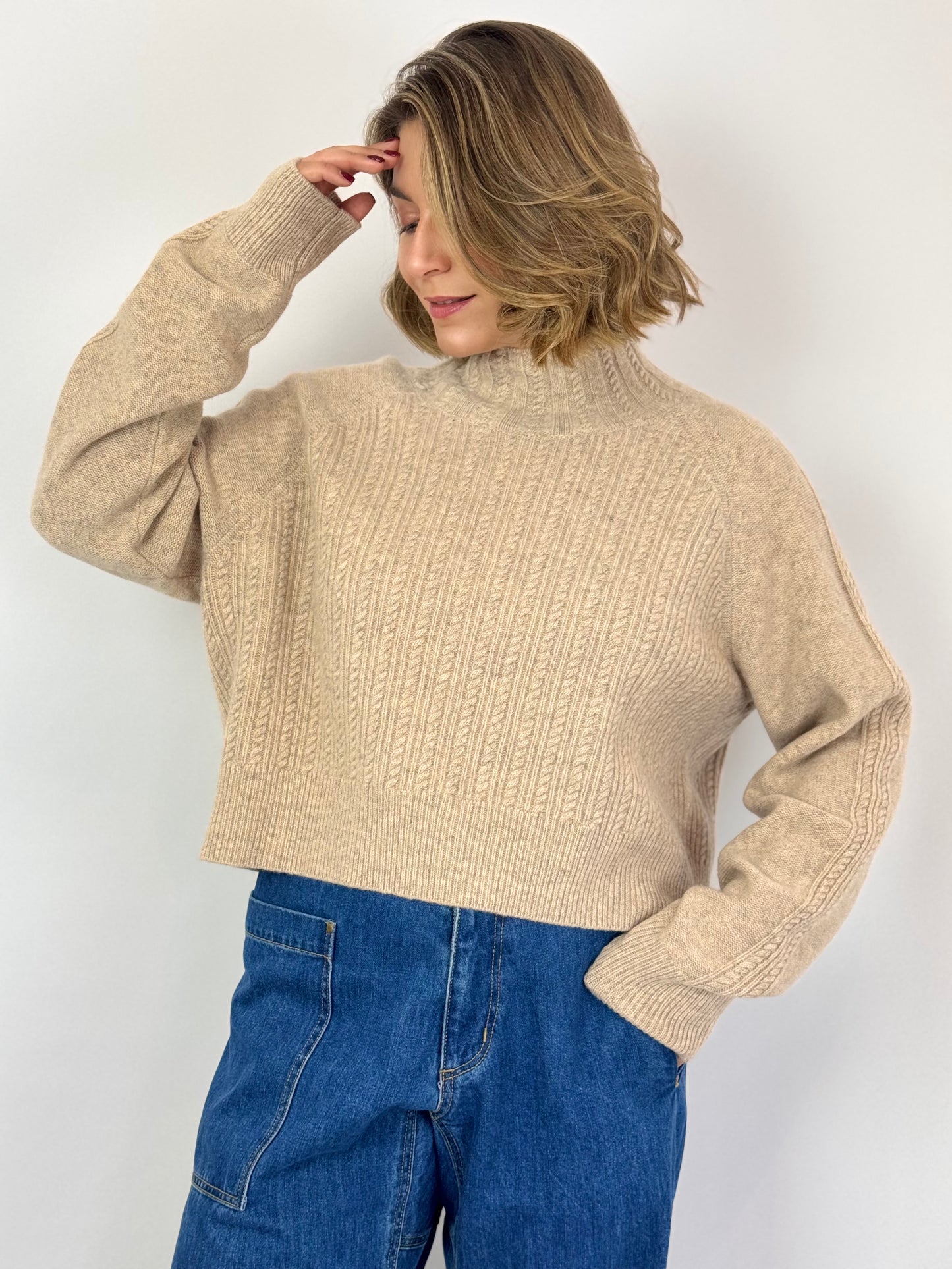 Cash-Ca W44 Jumper Linen