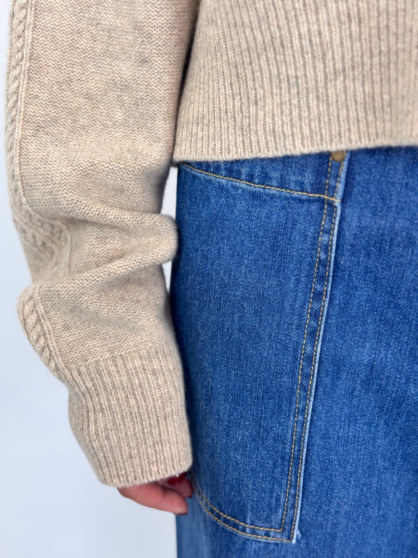Cash-Ca W44 Jumper Linen