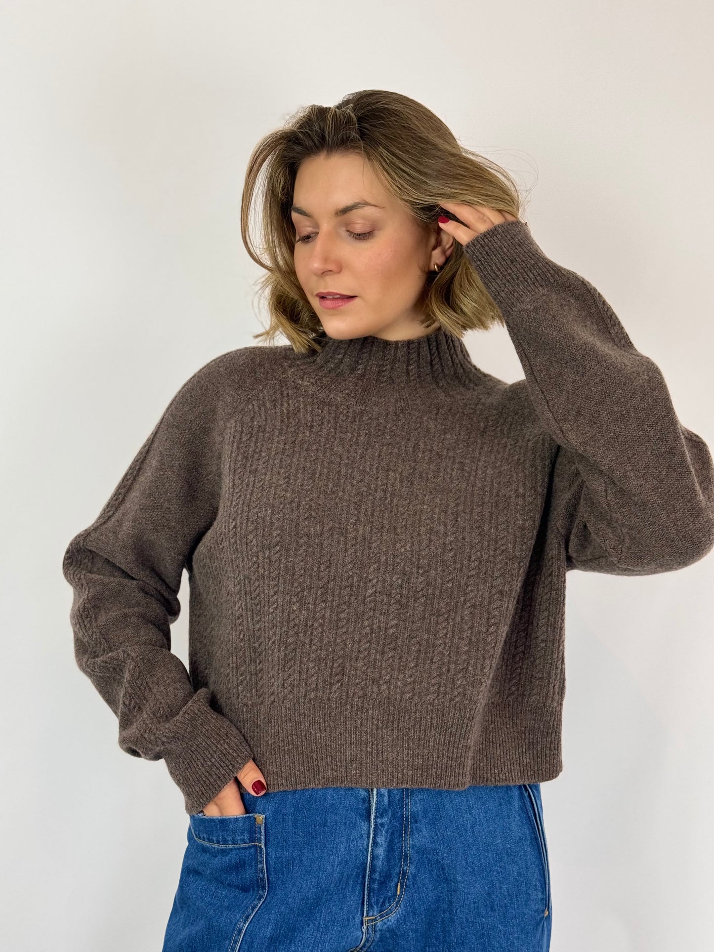 Cash-Ca W44 Jumper Carob