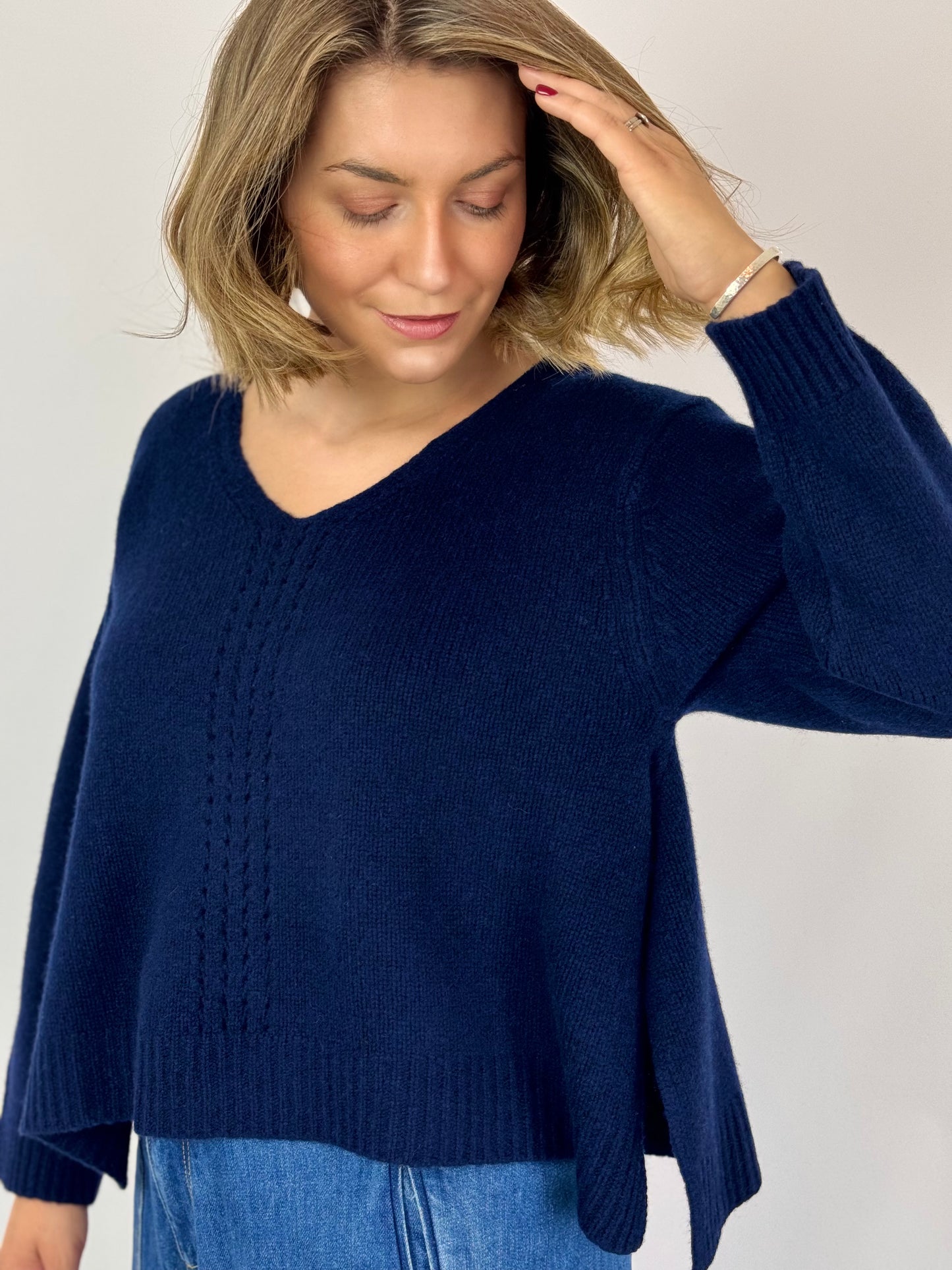 Cash-Ca W56 Jumper Navy