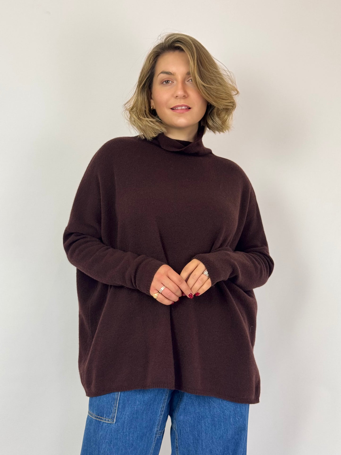 Cash-Ca W55 Jumper Aubergine