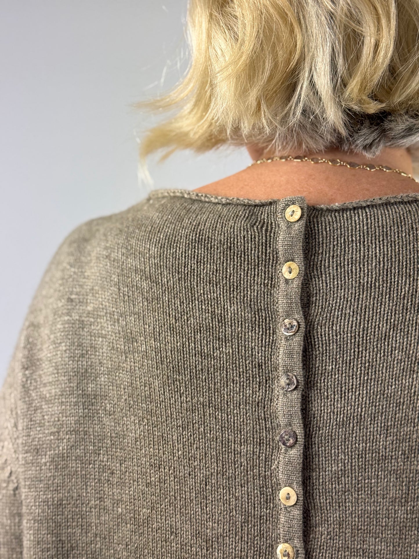 Cordelia James Gaga Cash/Wool Jumper Mocha Marl