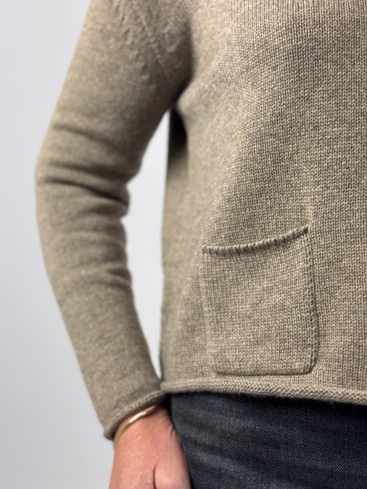 Cordelia James Gaga Cash/Wool Jumper Mocha Marl