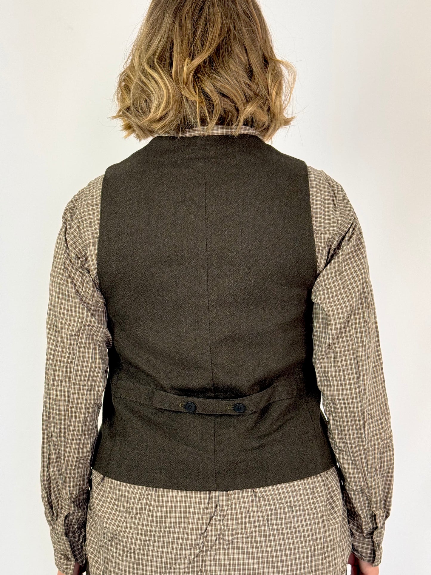 Pas De Calais 3354 Waiscoat Khaki