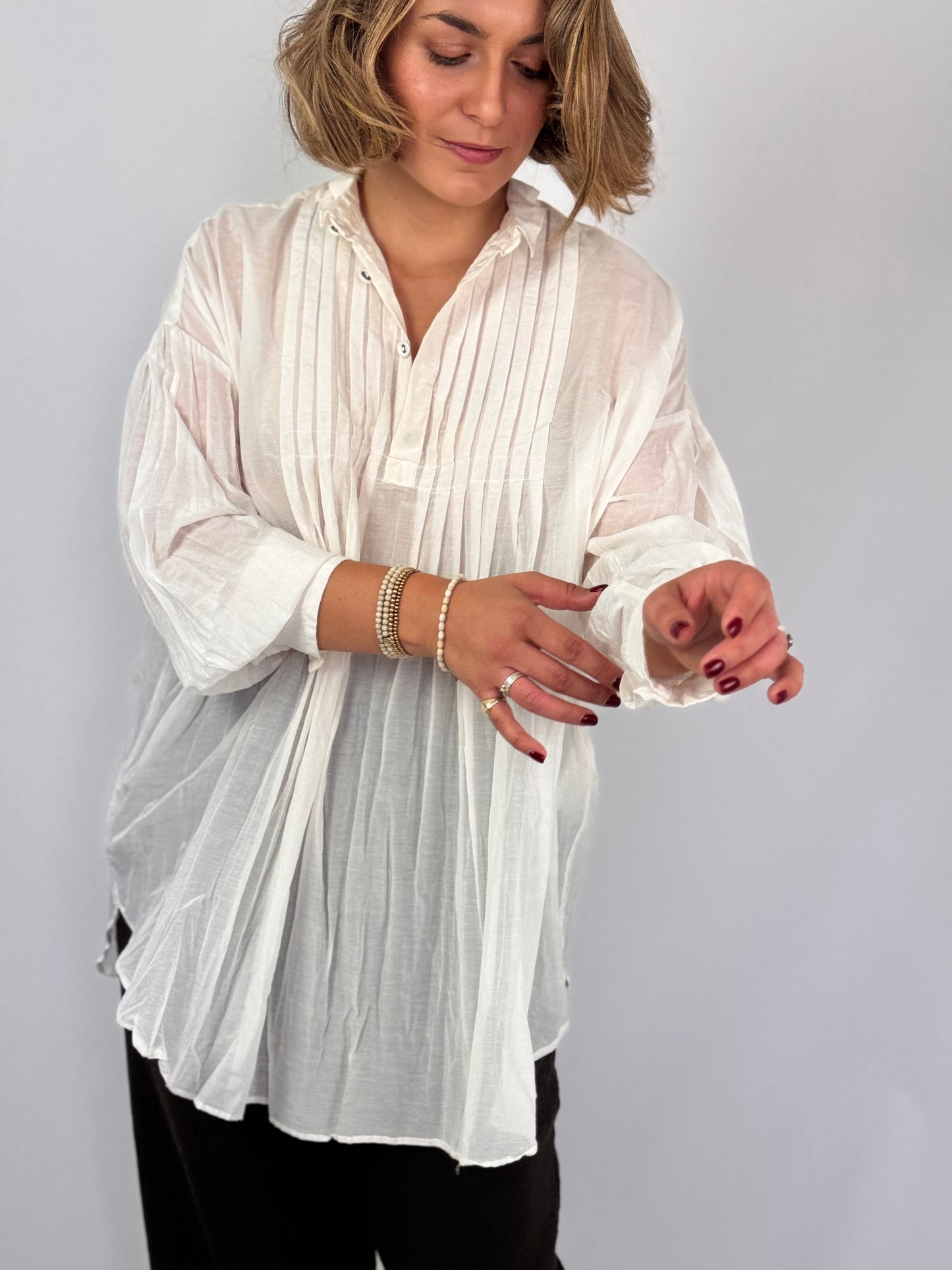 Pas De Calais 6686 Blouse Off-White