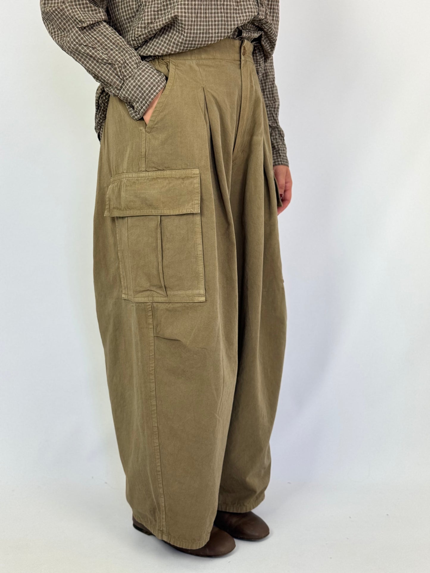Pas De Calais 8612 Cargo Trousers Beige