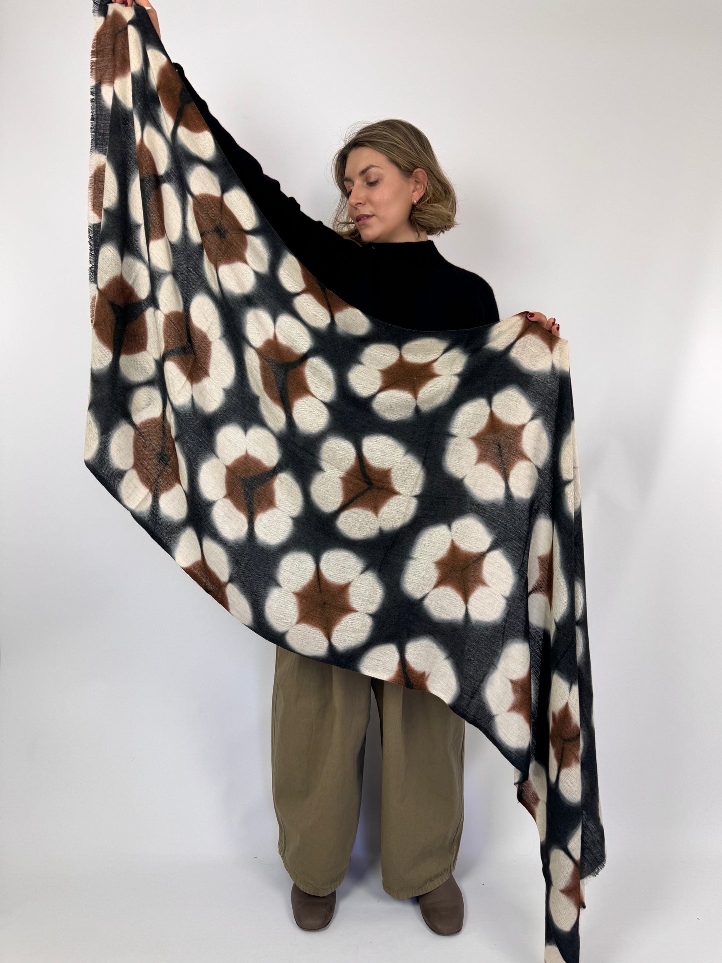 Denovembre Beliss Scarf Black/Cognac