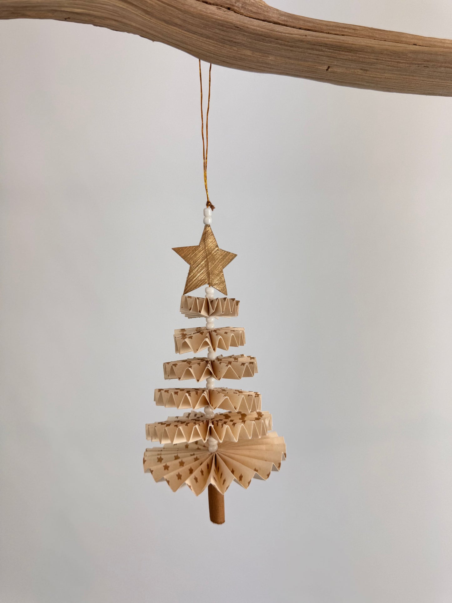 A World of Craft Fold Fir Tree Decoration White