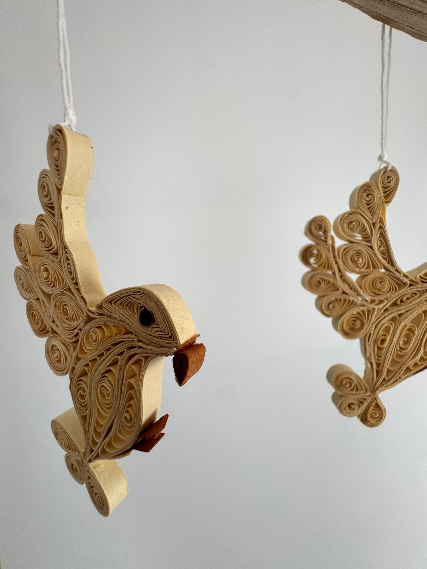 A World of Craft Quilled Dove Decoration 2-p