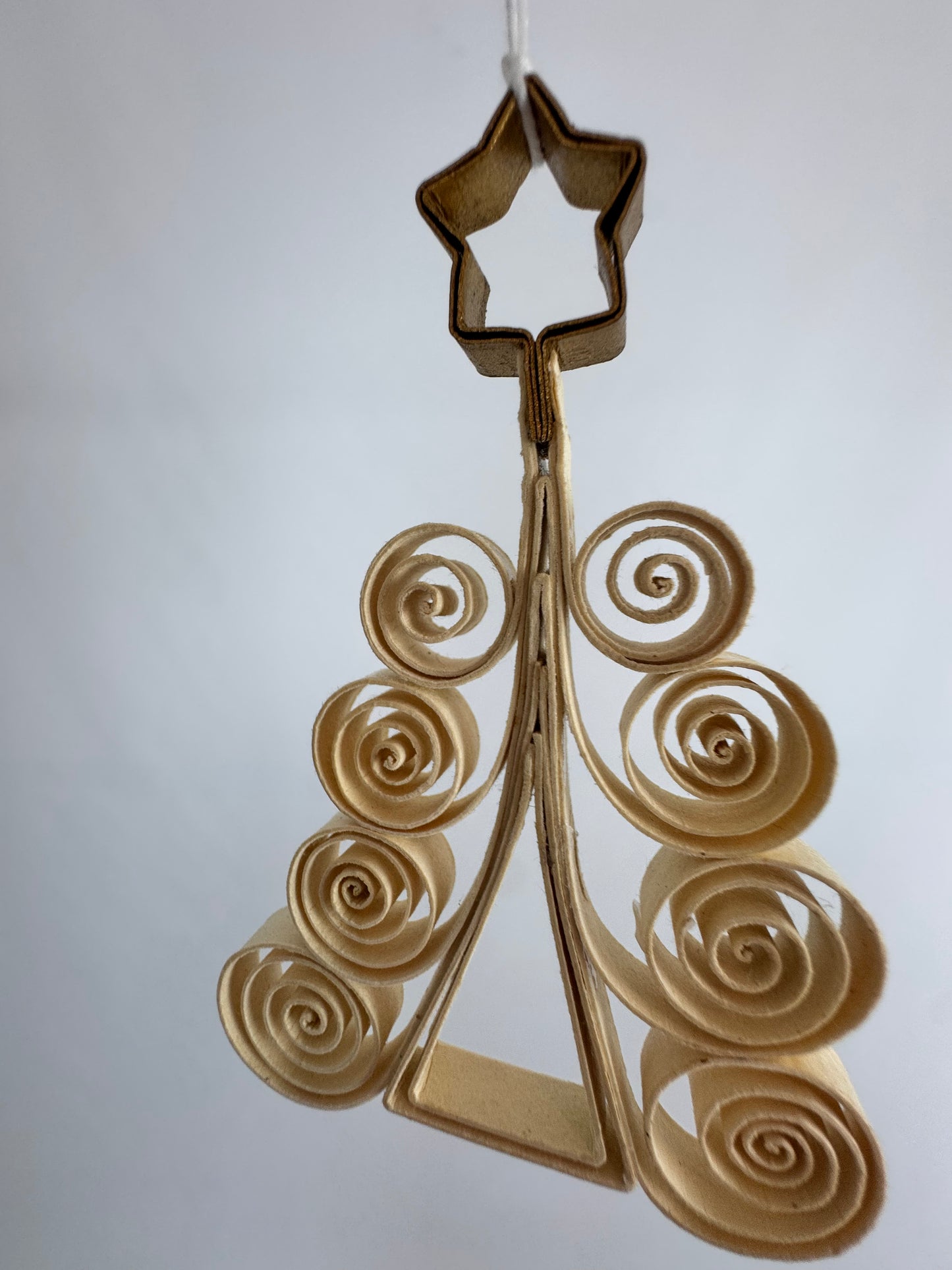 A World of Craft Quilled Fir Tree Decorations 2-p