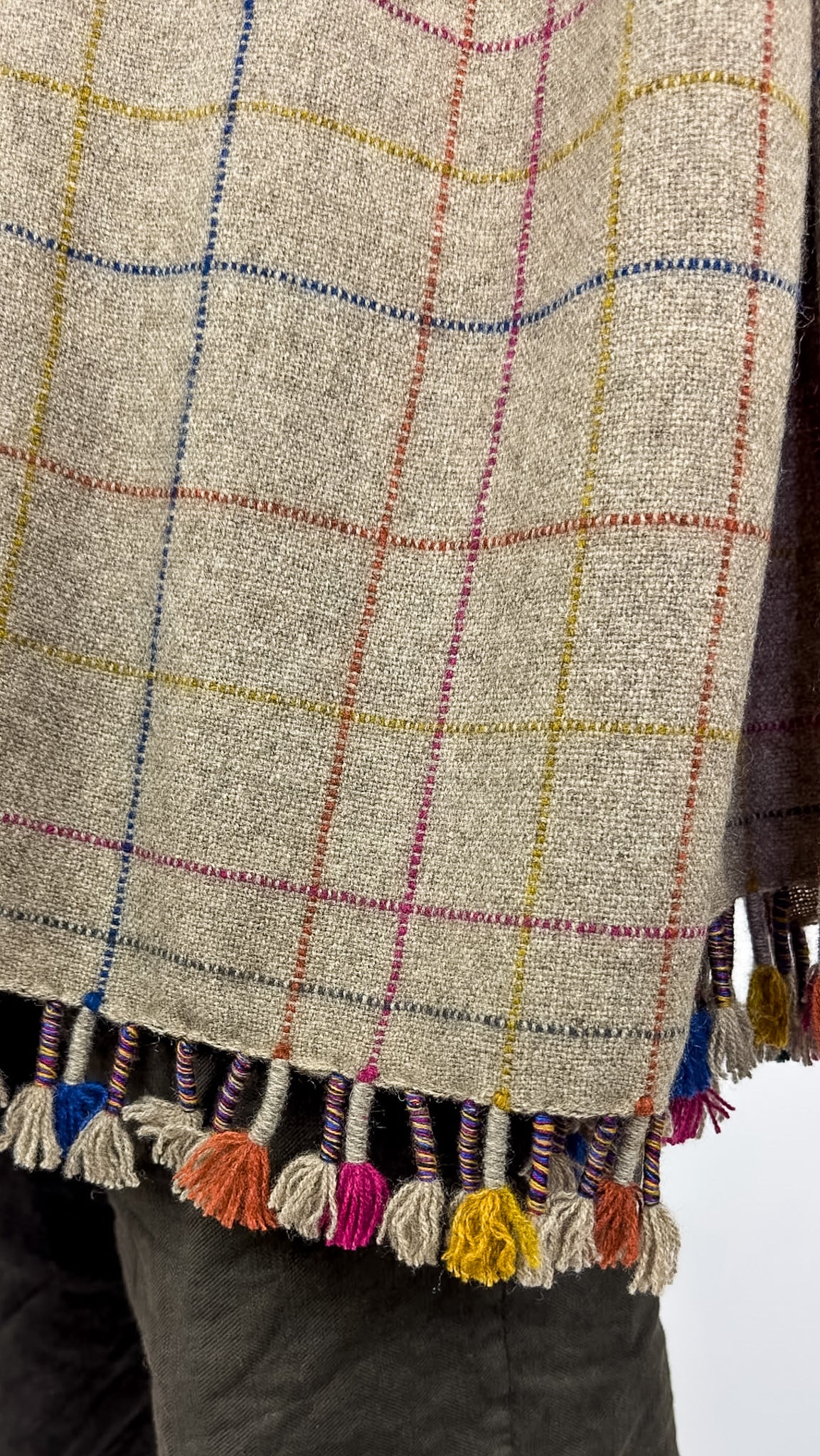 Weaves and Blends Rainbow Scarf Yak