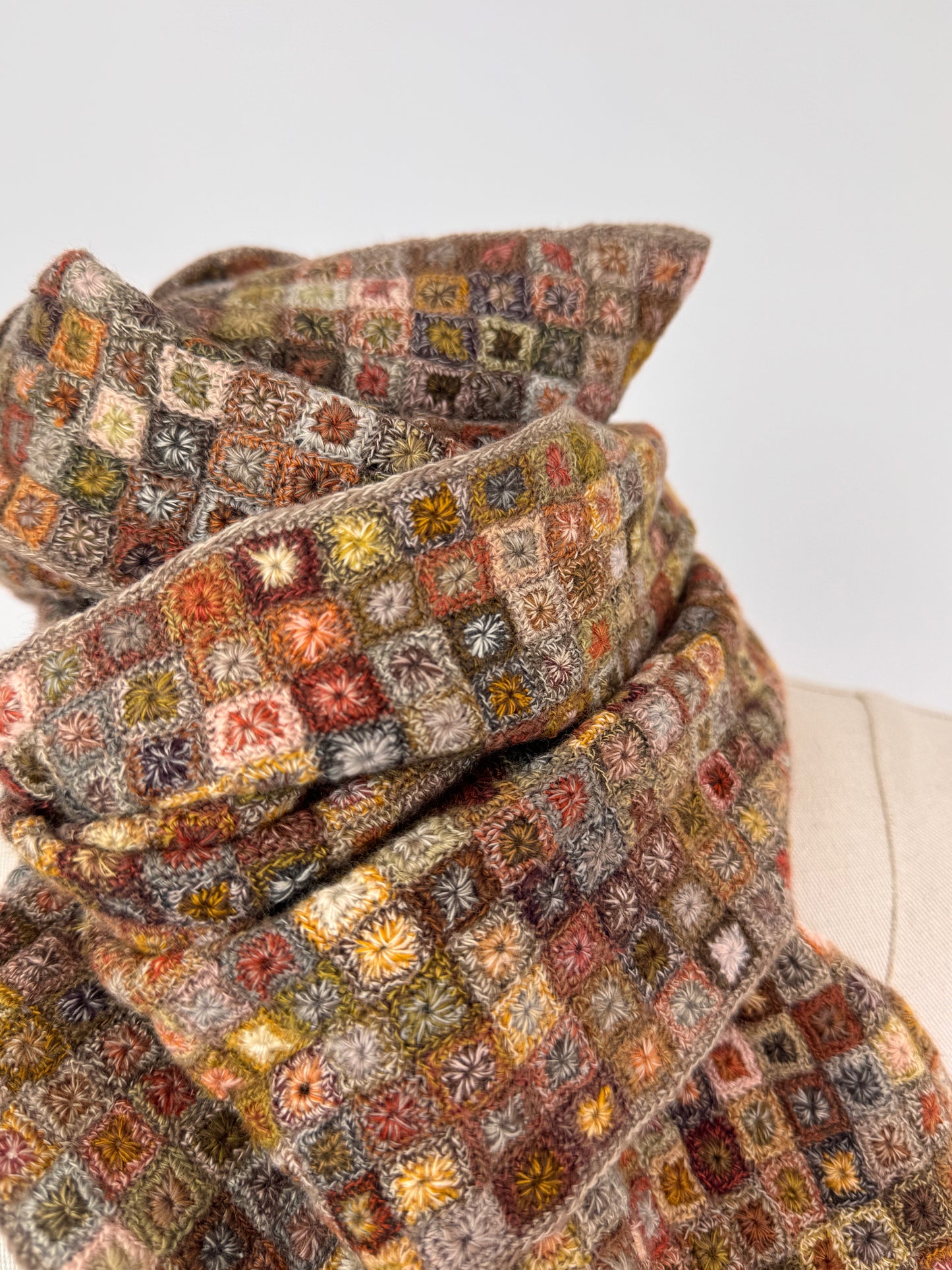 Sophie Digard E3052/L/MR Scarf Bark