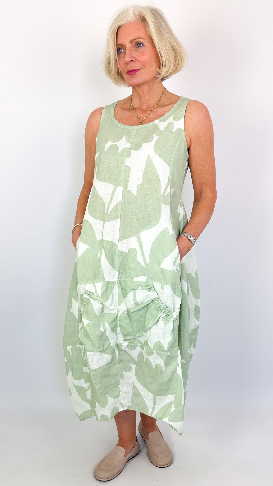 Rundholz Black Label 3550902 Dress Lime Print – Cordelia James
