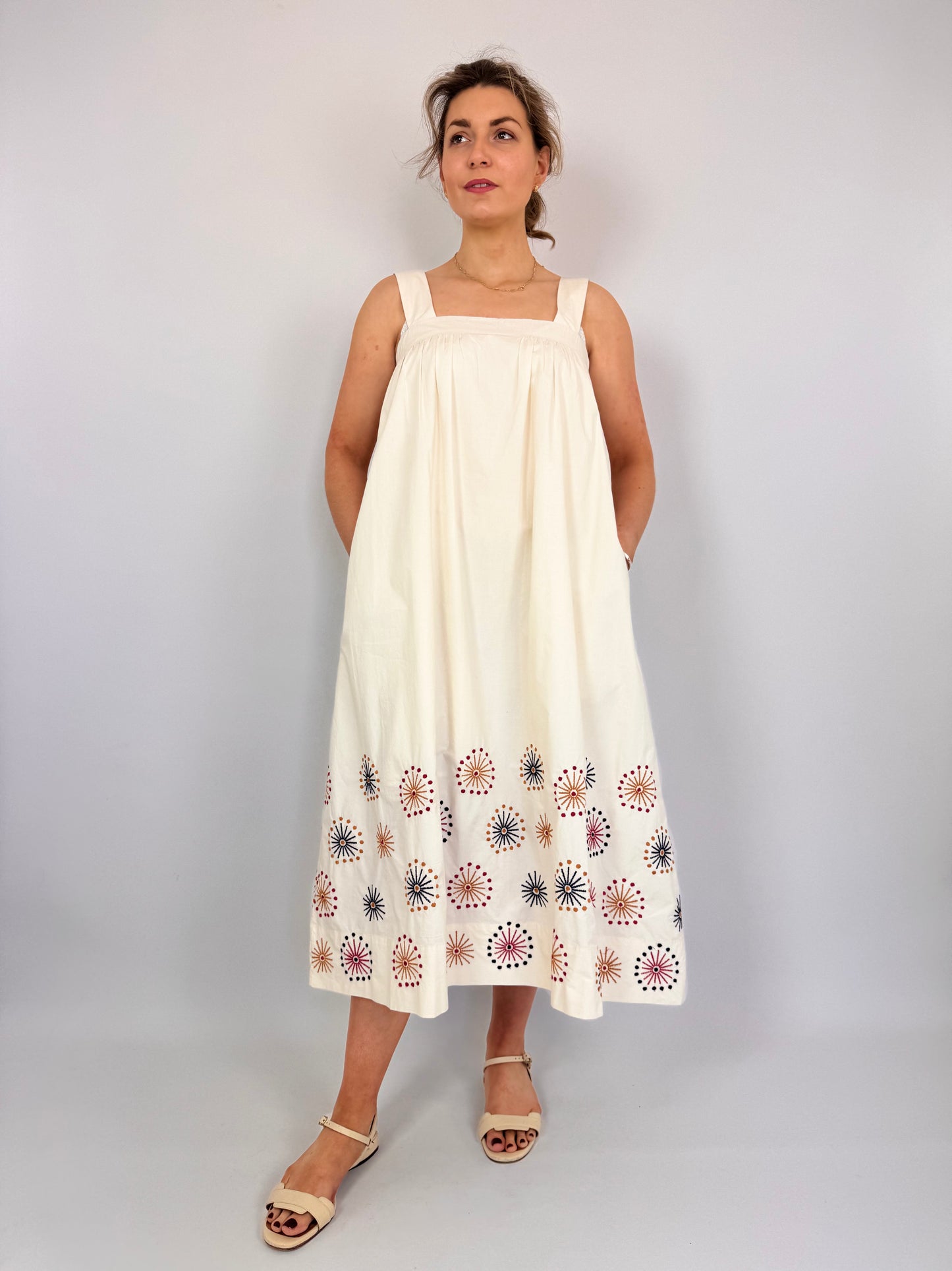 Stella Forest Oskanna Dress Ecru