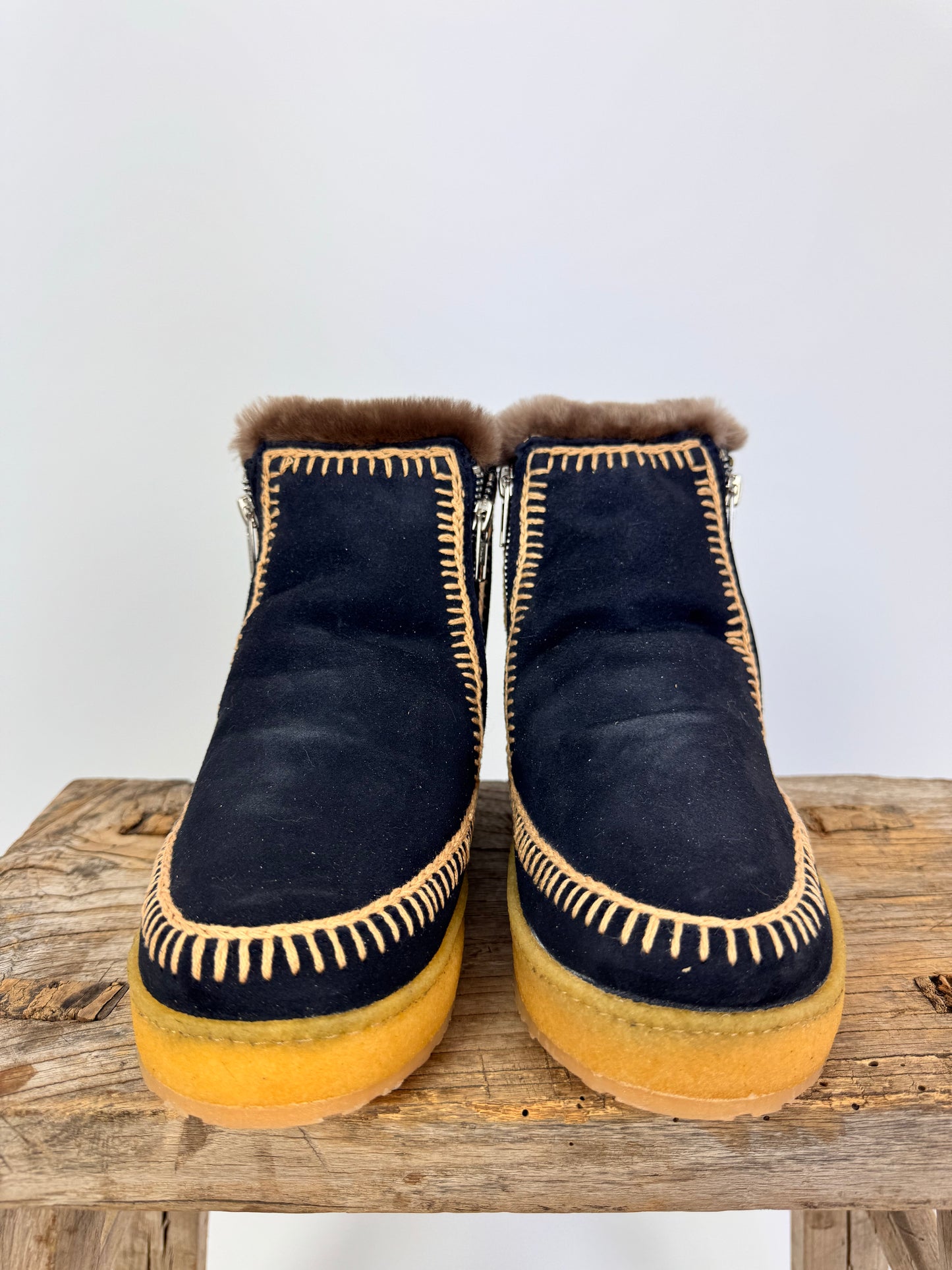 Laidback London Setsu Boots Navy