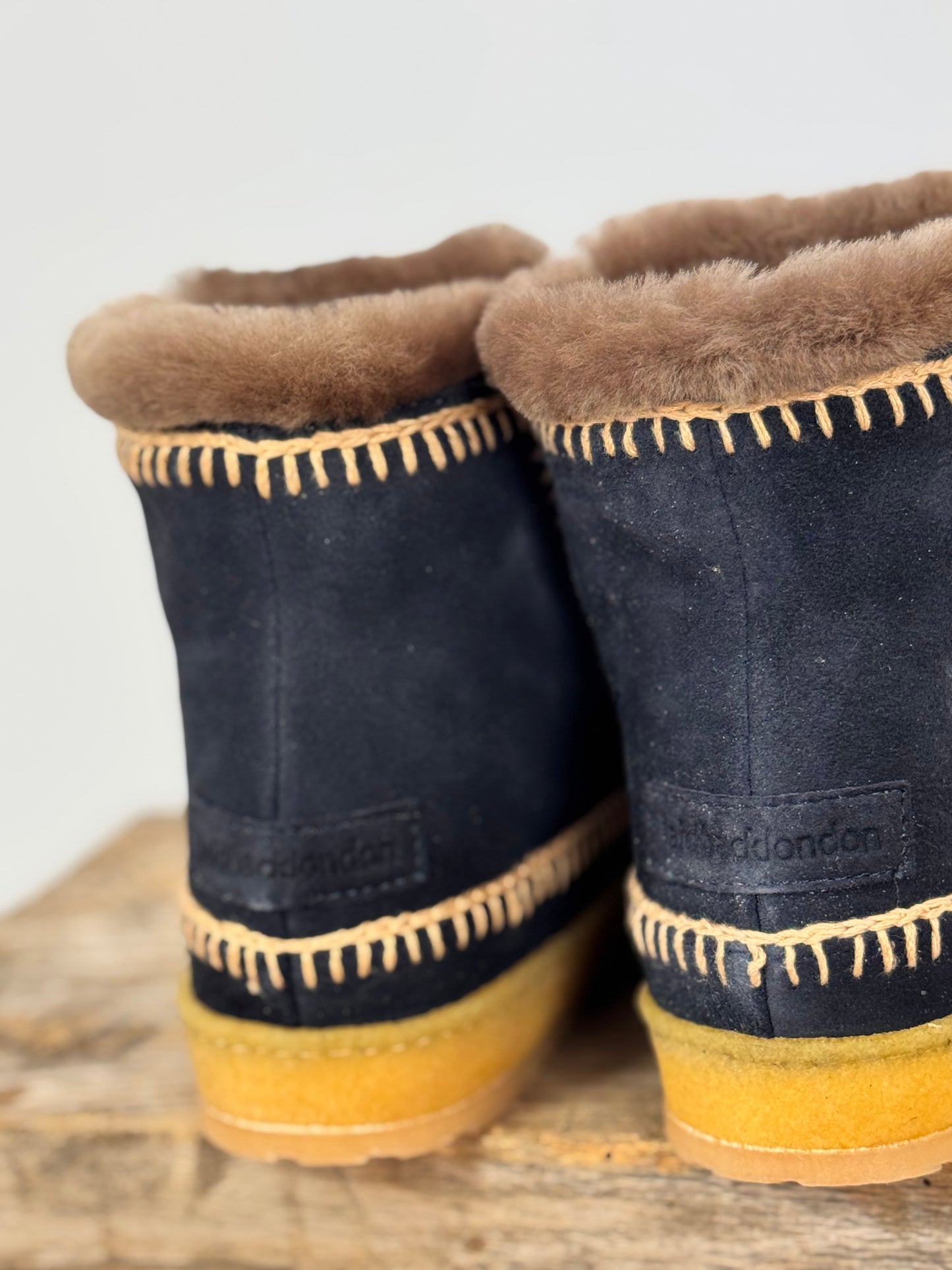 Laidback London Setsu Boots Navy