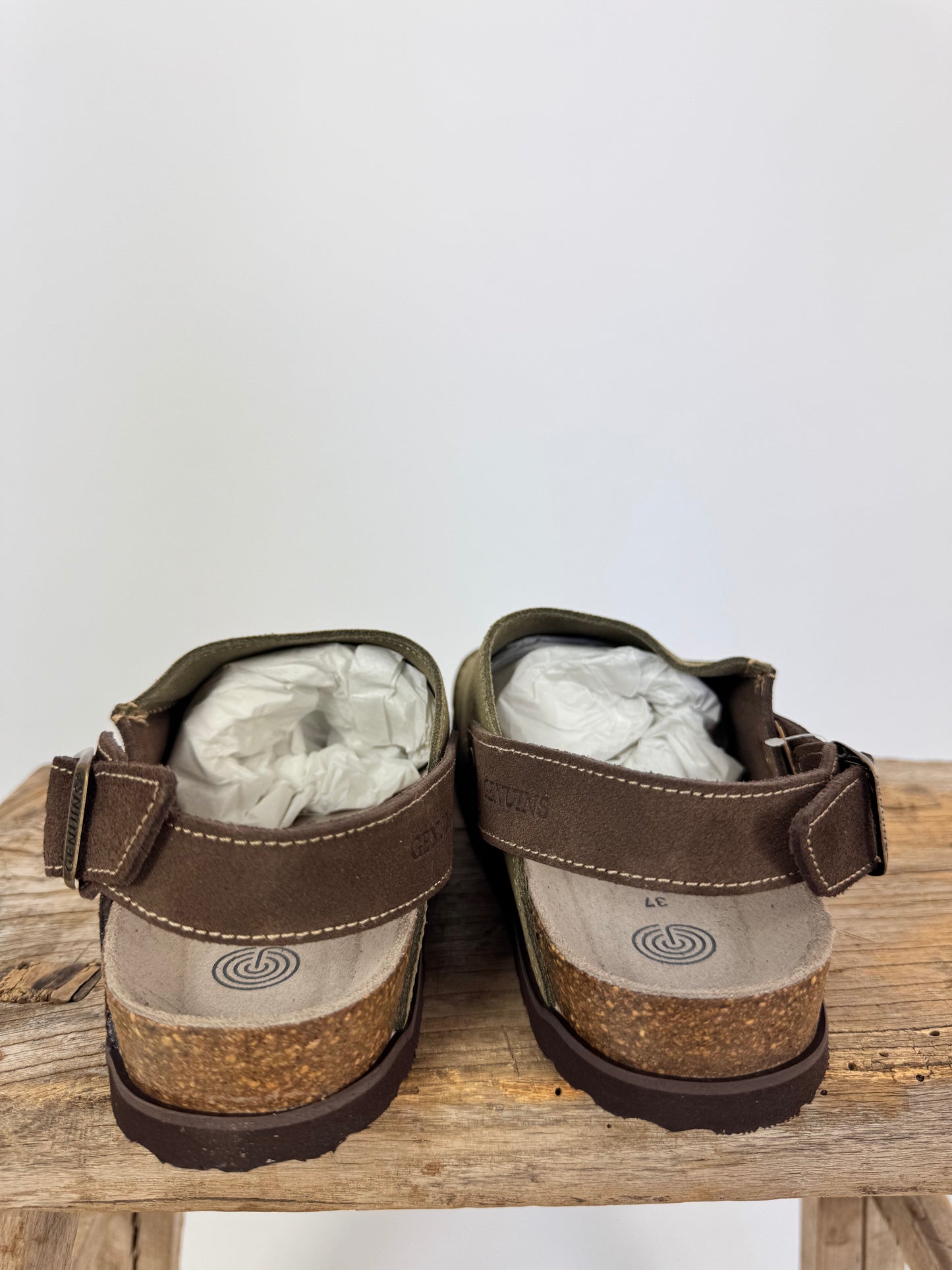 Genuins Galbano Shoes Brown/Olive
