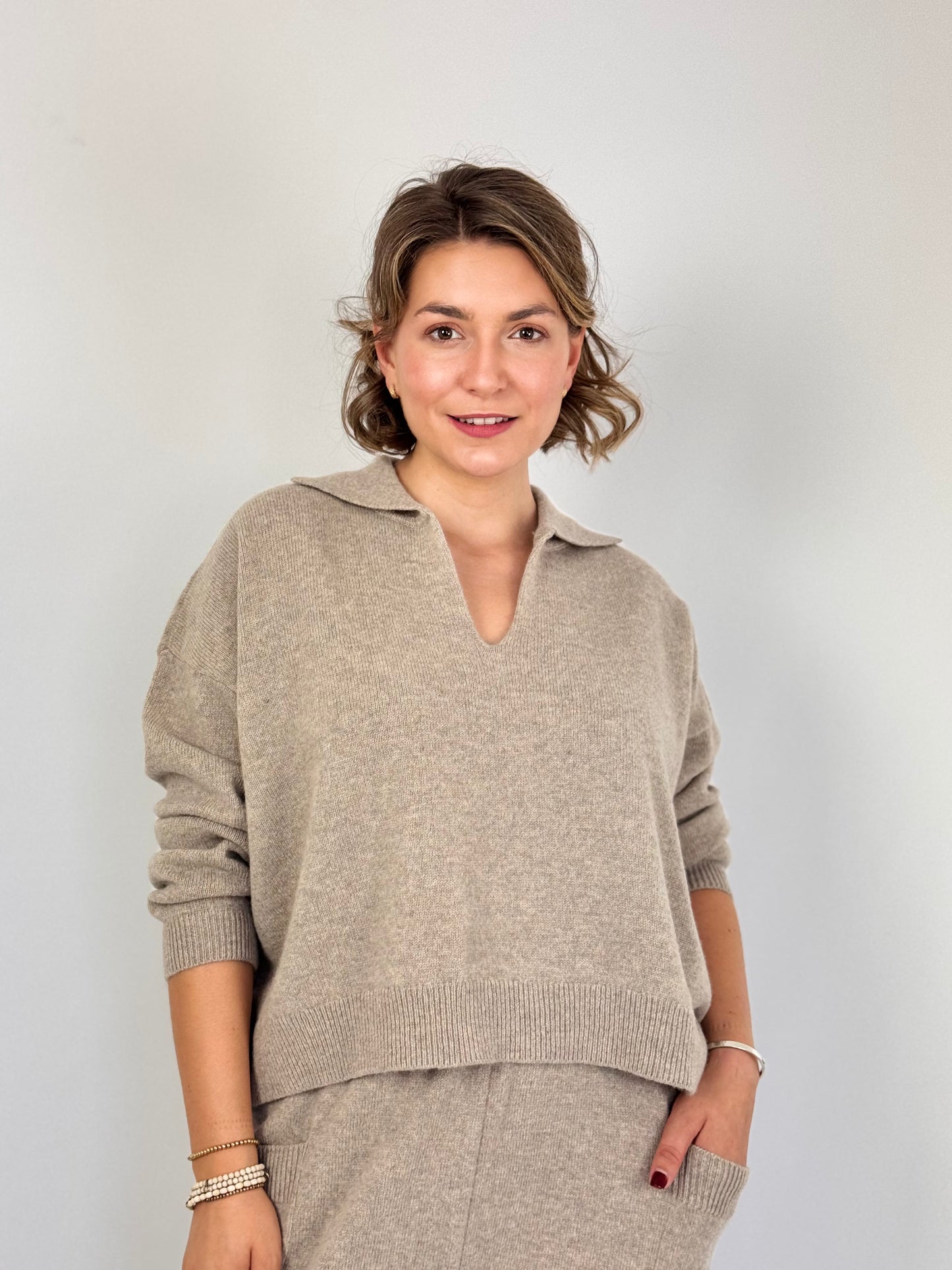 Sort Aarhus Stacci Jumper Beige