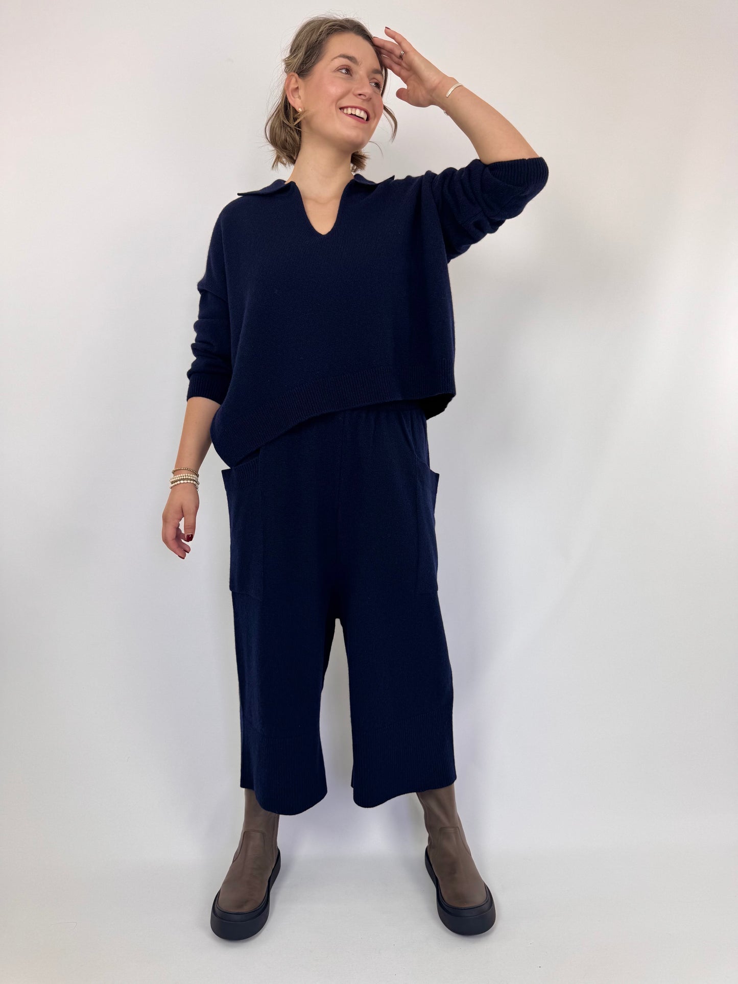 Sort Aarhus Stacci Jumper Navy