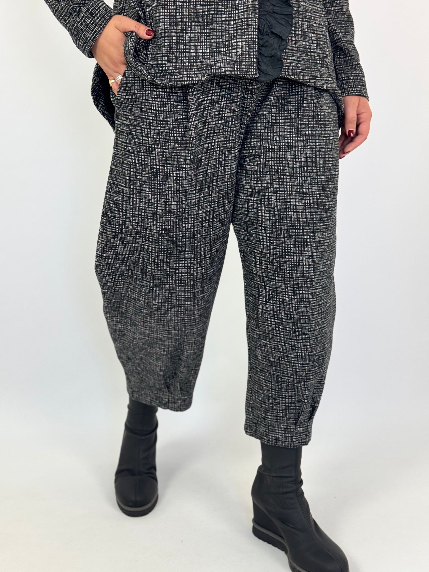 Mama b Bianco J Trousers Nero