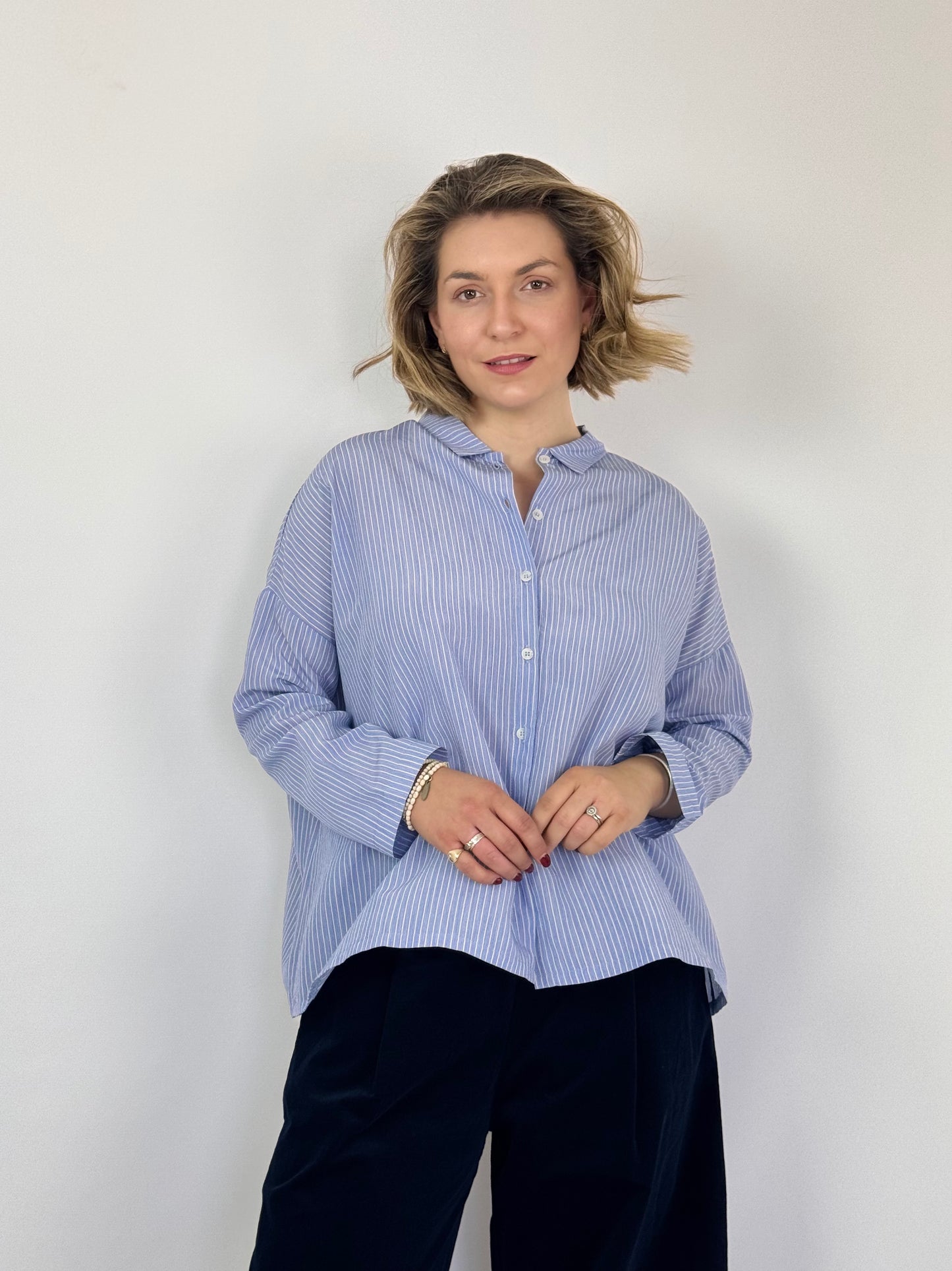 Mama b Pirri Shirt Blue Stripe