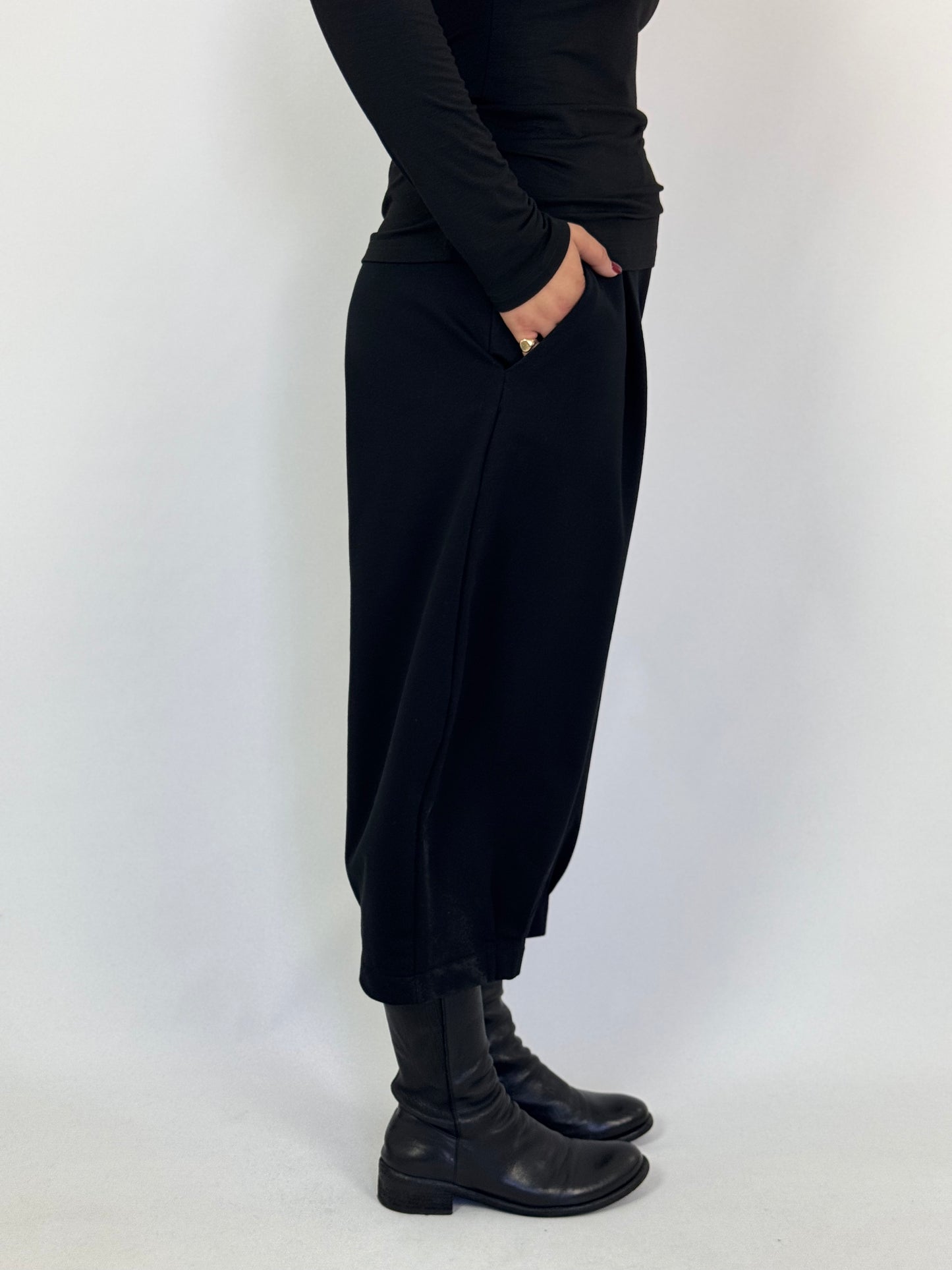 Mama b Bianco F Trousers Nero
