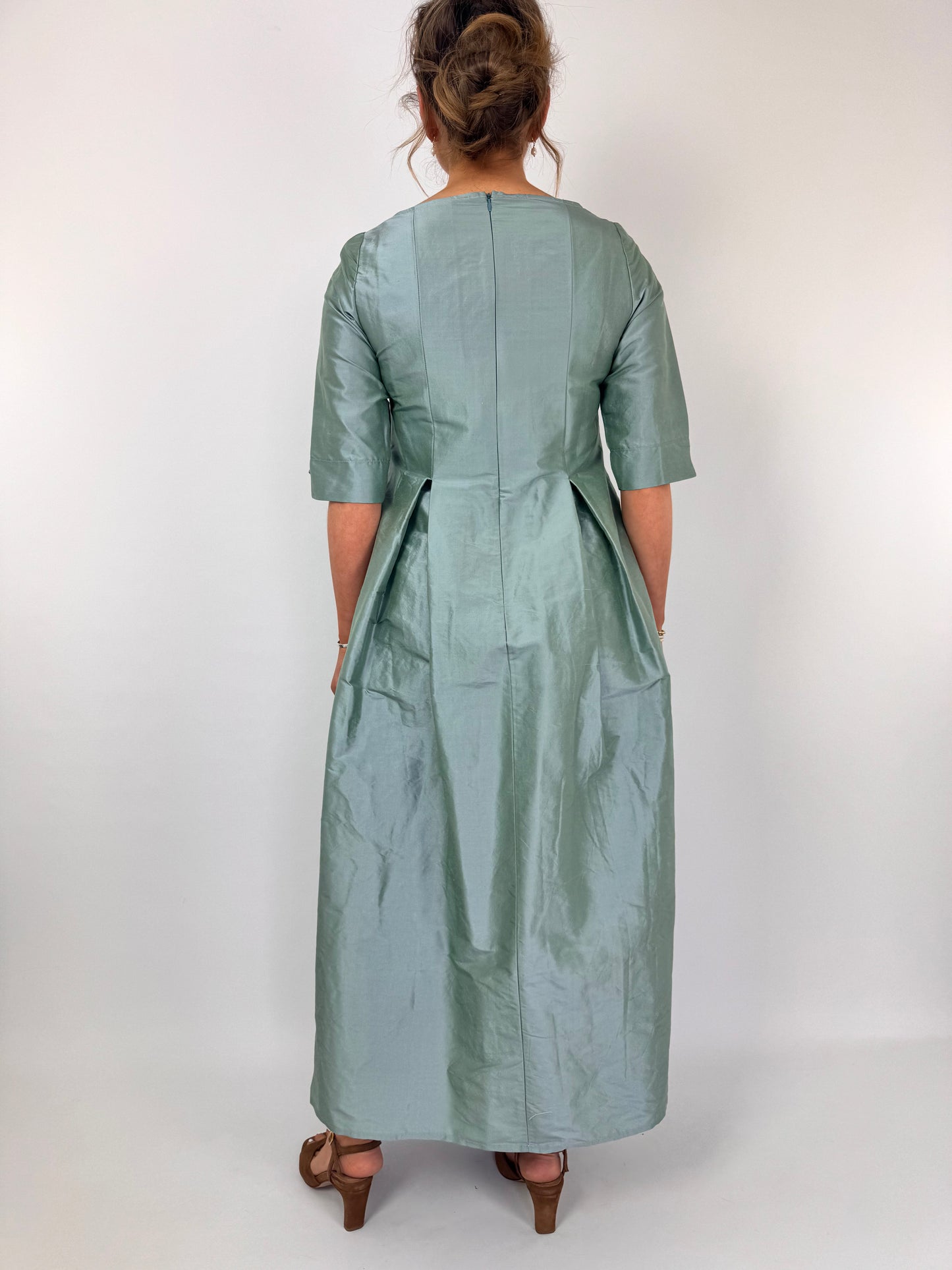 Officinae Filo Dress Sage/Blue